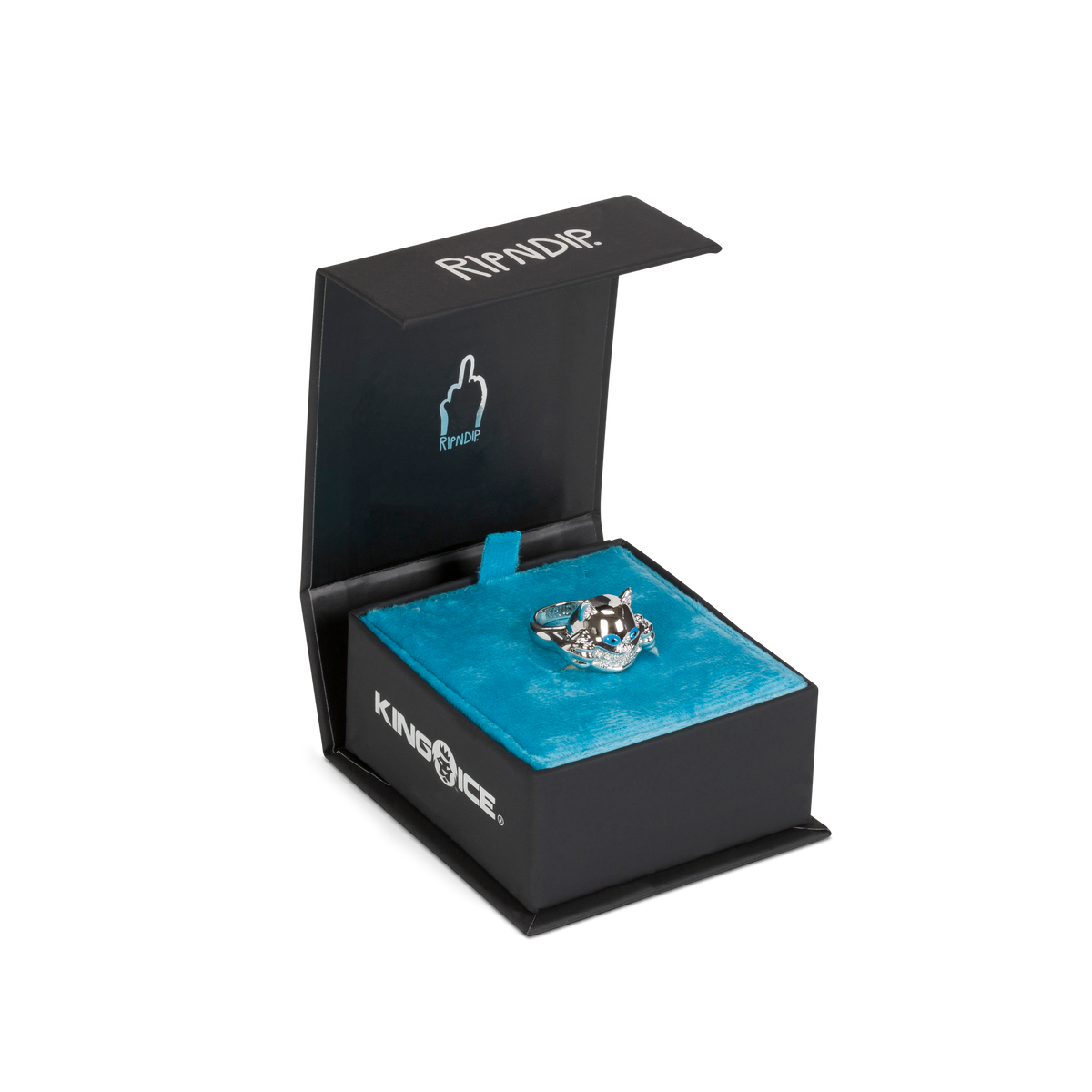 RIPNDIP Ripndip x King Ice Nermal Ring (Silver)