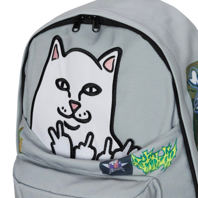 RIPNDIP Lord Nermal Skyline Velcro Backpack (Multi)