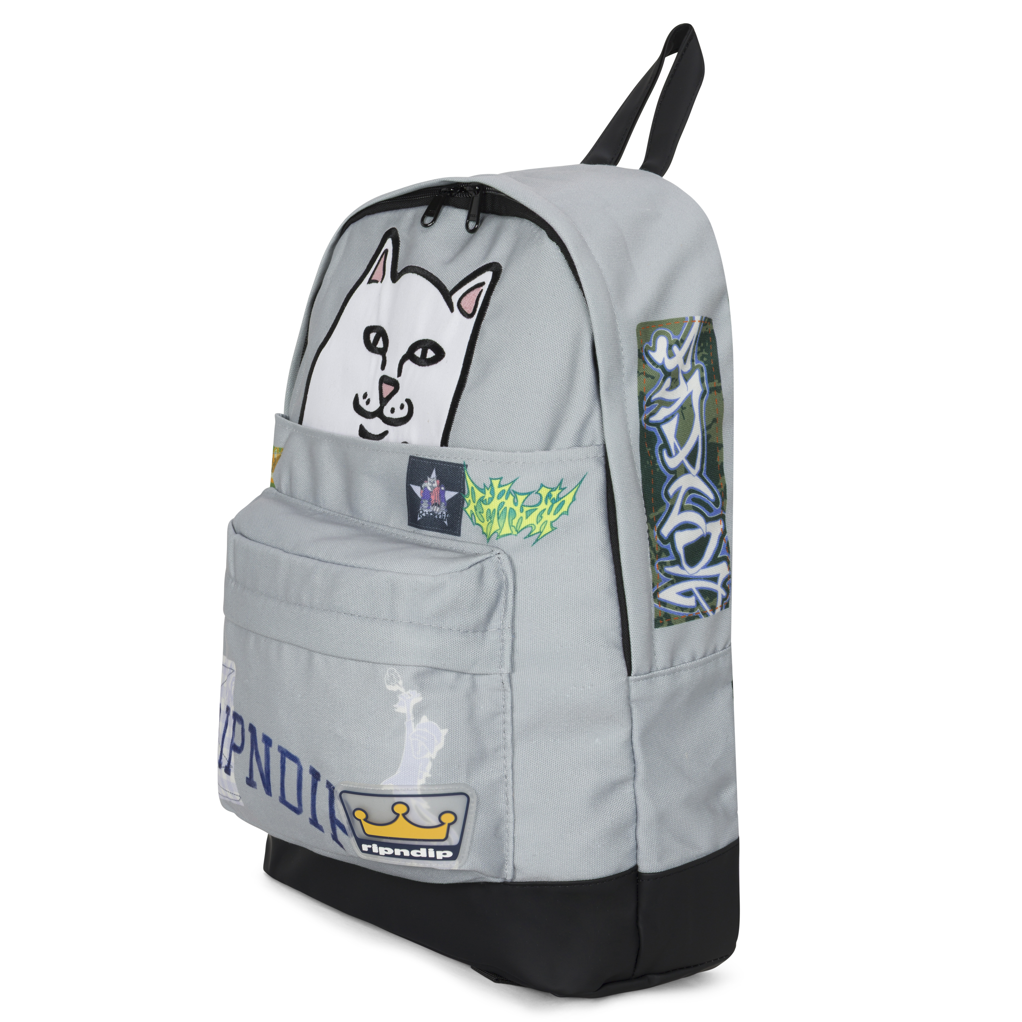 RIPNDIP Lord Nermal Skyline Velcro Backpack (Multi)