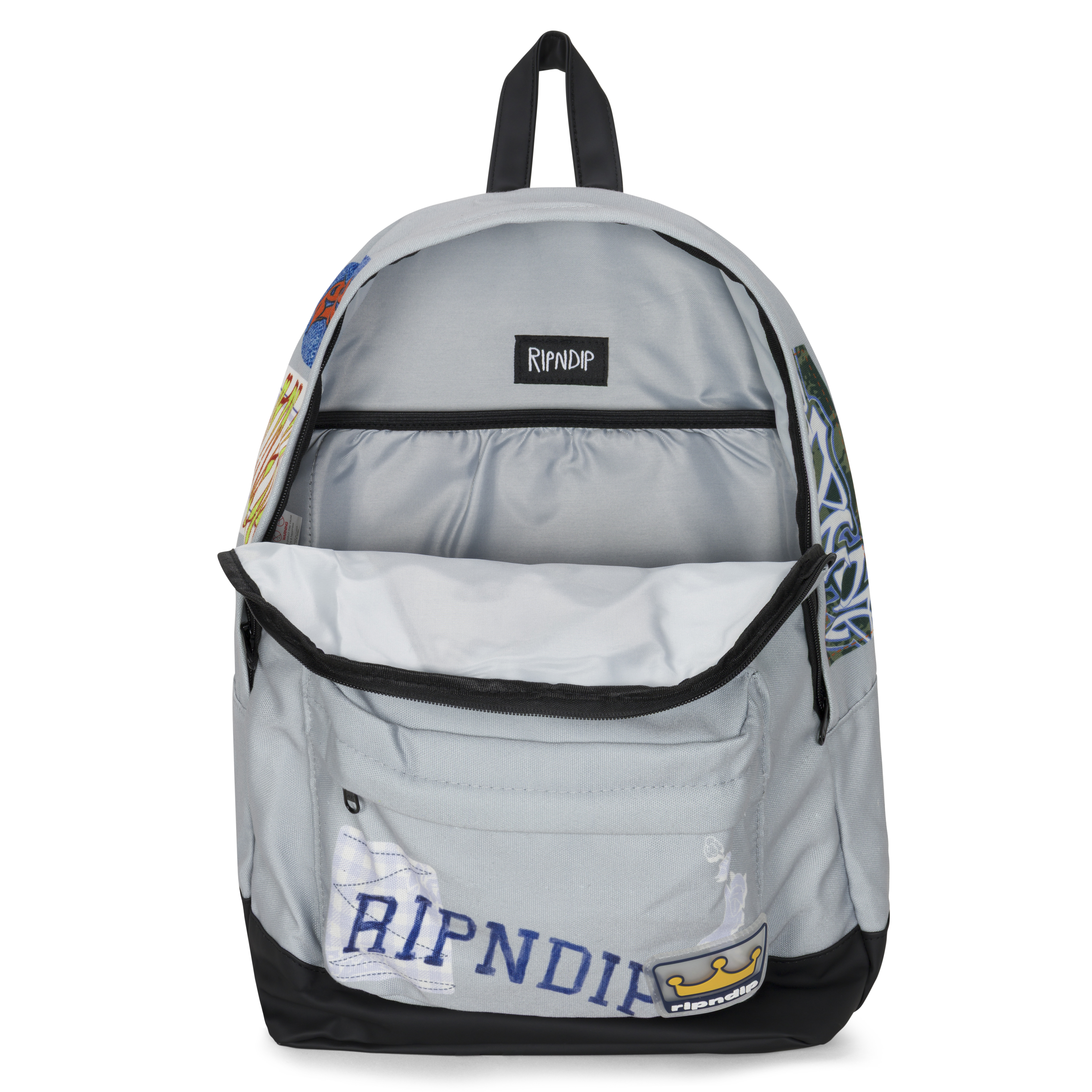 RIPNDIP Lord Nermal Skyline Velcro Backpack (Multi)