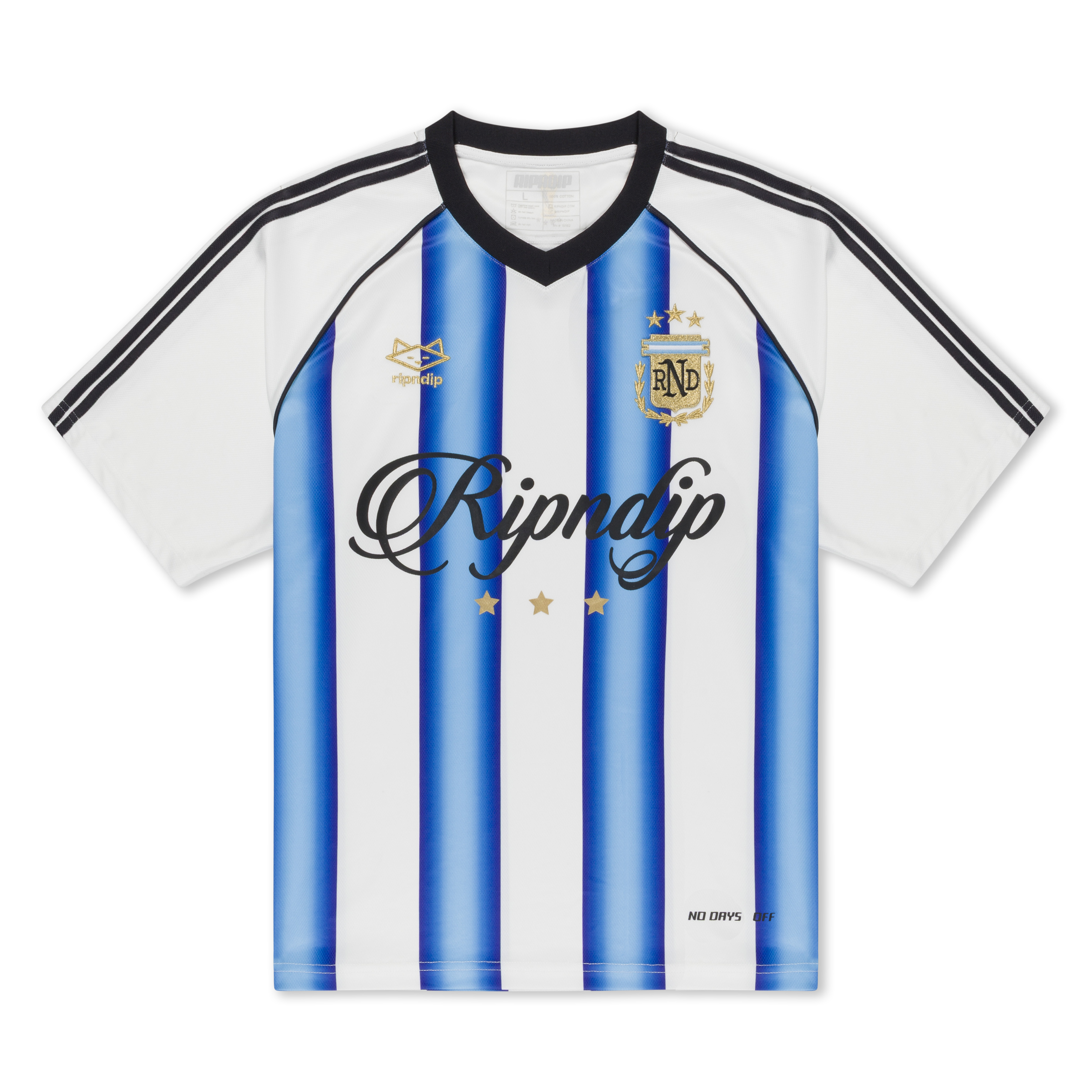 RIPNDIP RND Cup Argentina Soccer Jersey (White / Blue)