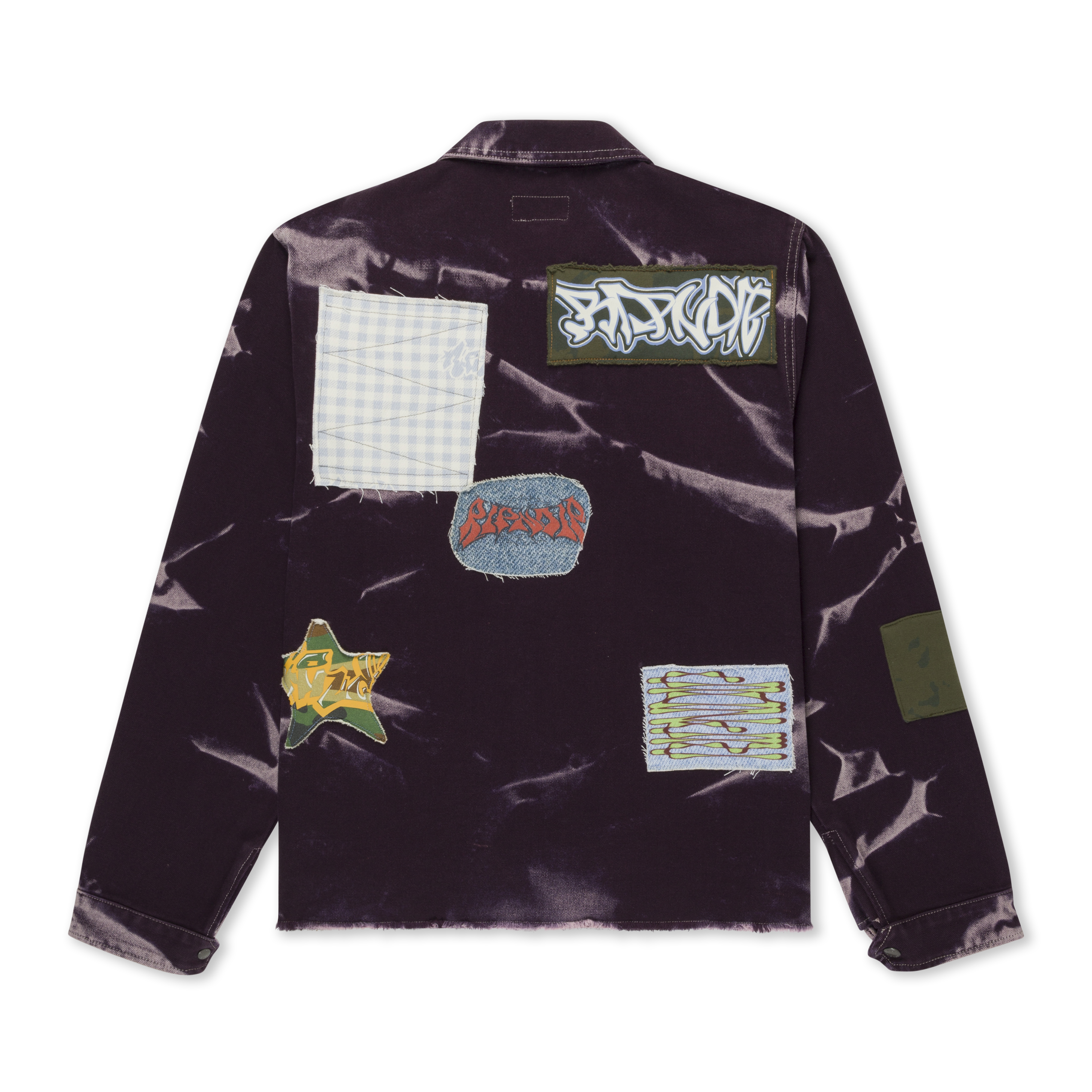 RIPNDIP Skyline Work Jacket (Dark Plum Wash)