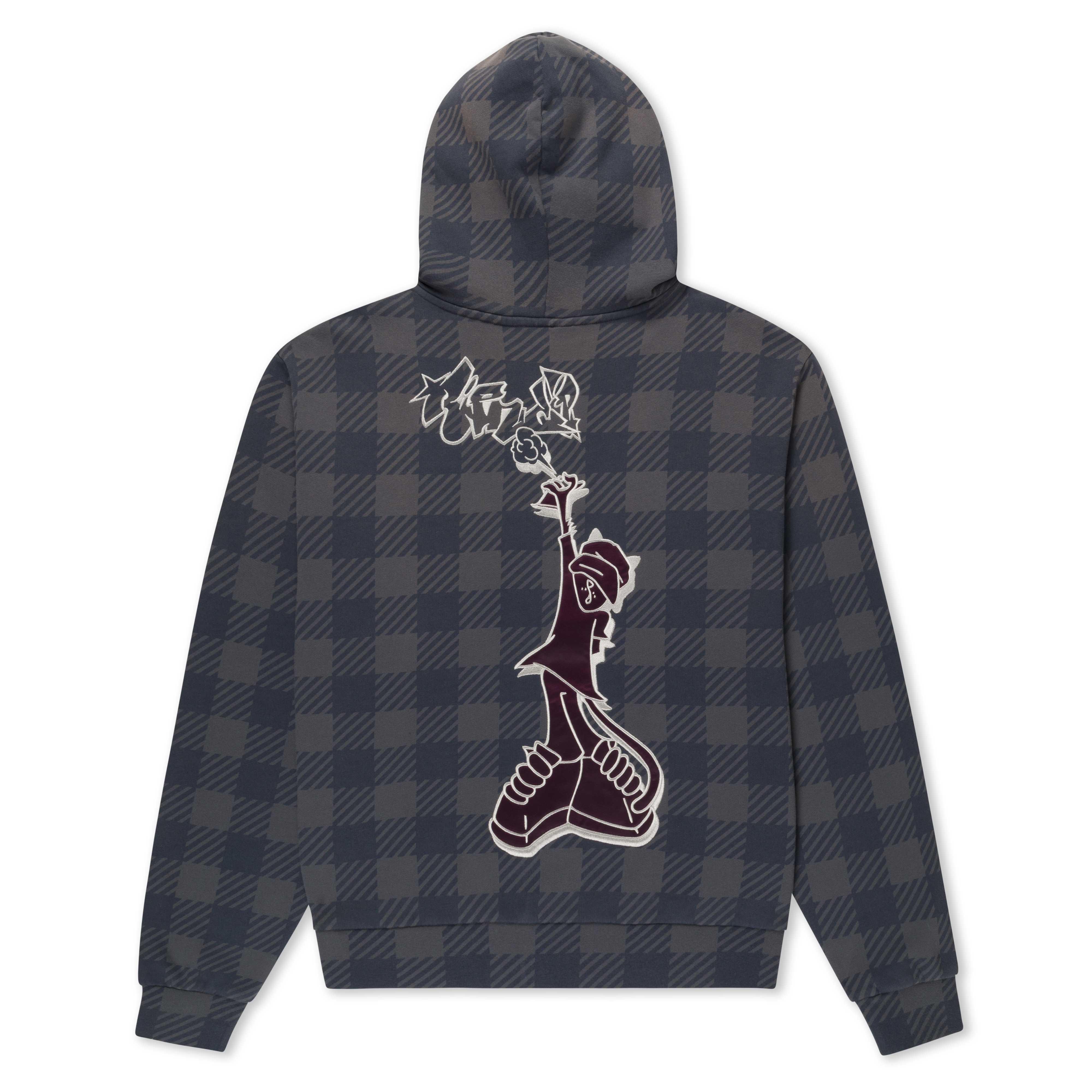 RIPNDIP Hard In Da Paint Zip-Up Hoodie (Charcoal Sun Fade)