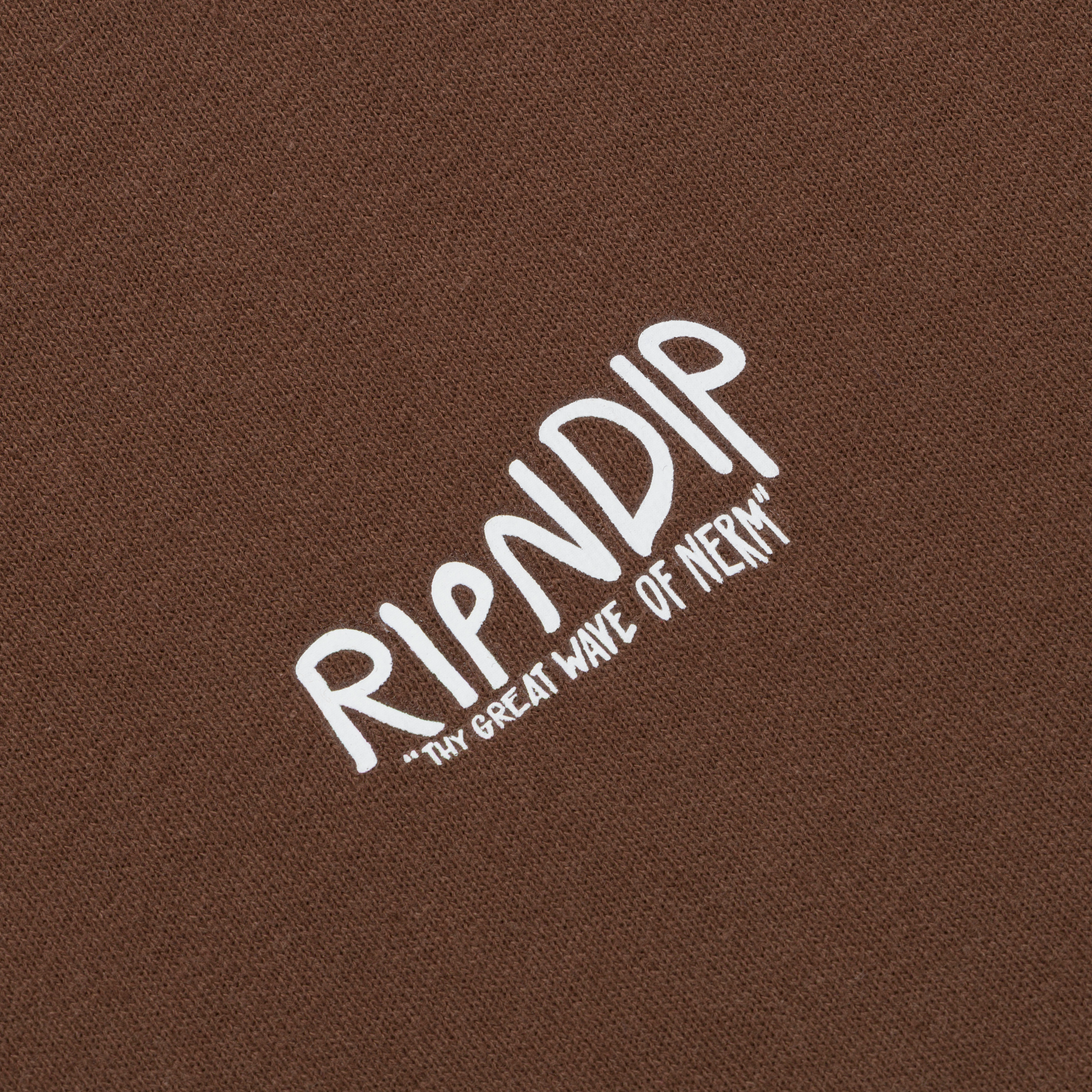 RIPNDIP Great Wave Of Nerm Hoodie (Brown)