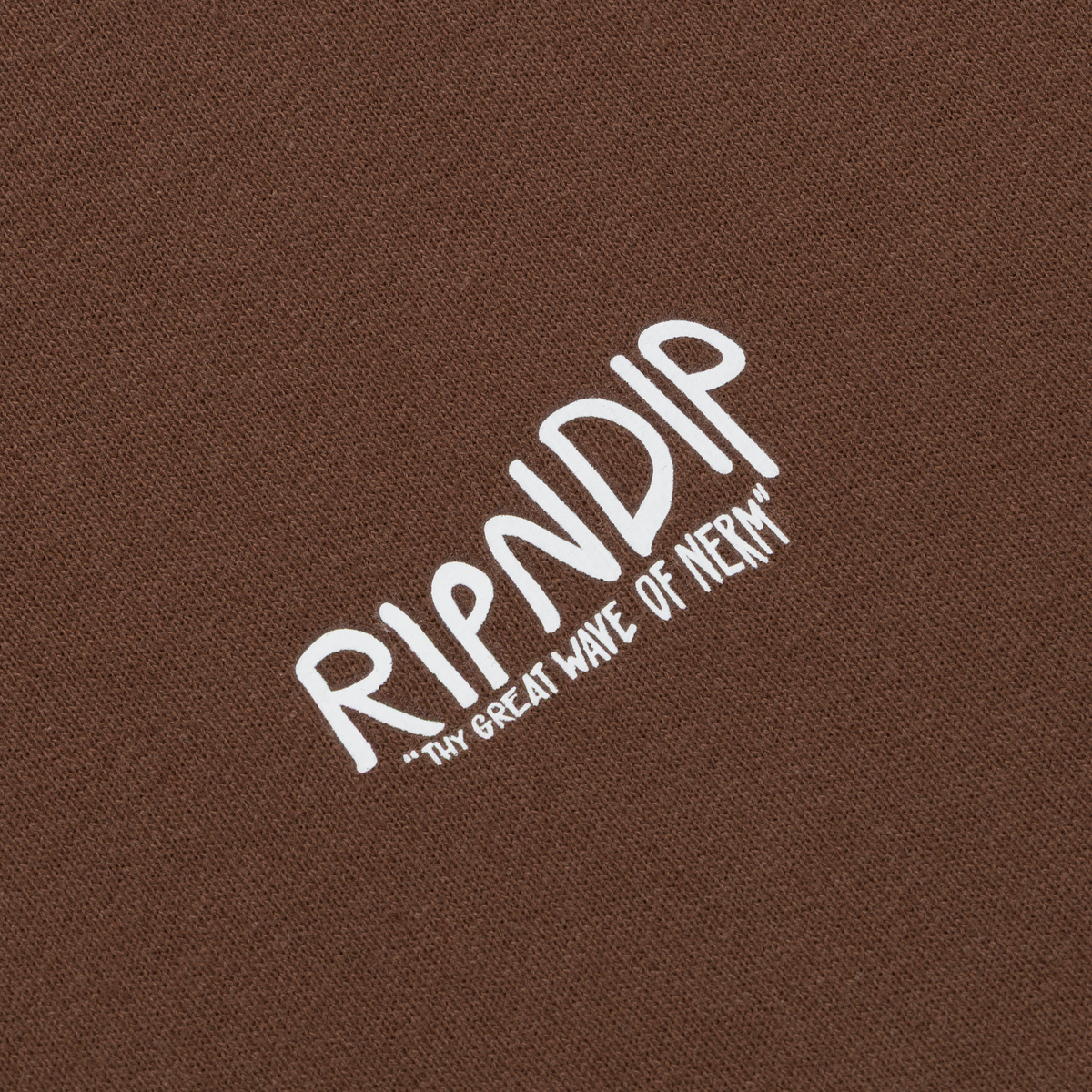 RIPNDIP Great Wave Of Nerm Hoodie (Brown)