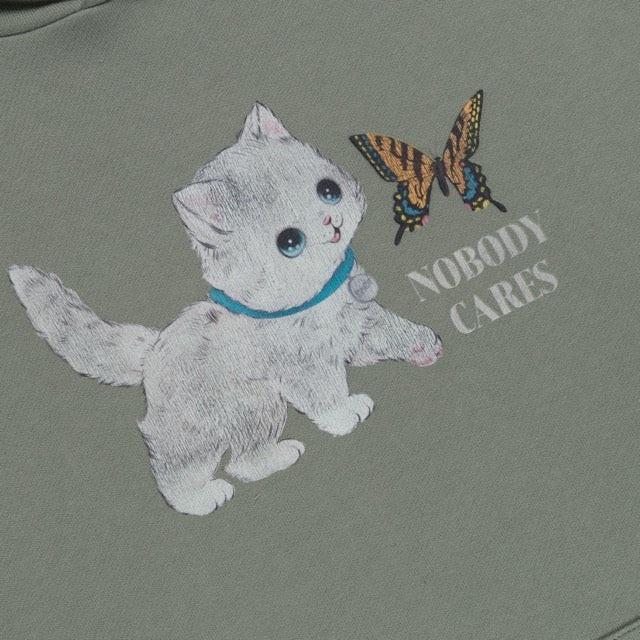 RIPNDIP NOBODY CARES Hoodie (Silver Sage)