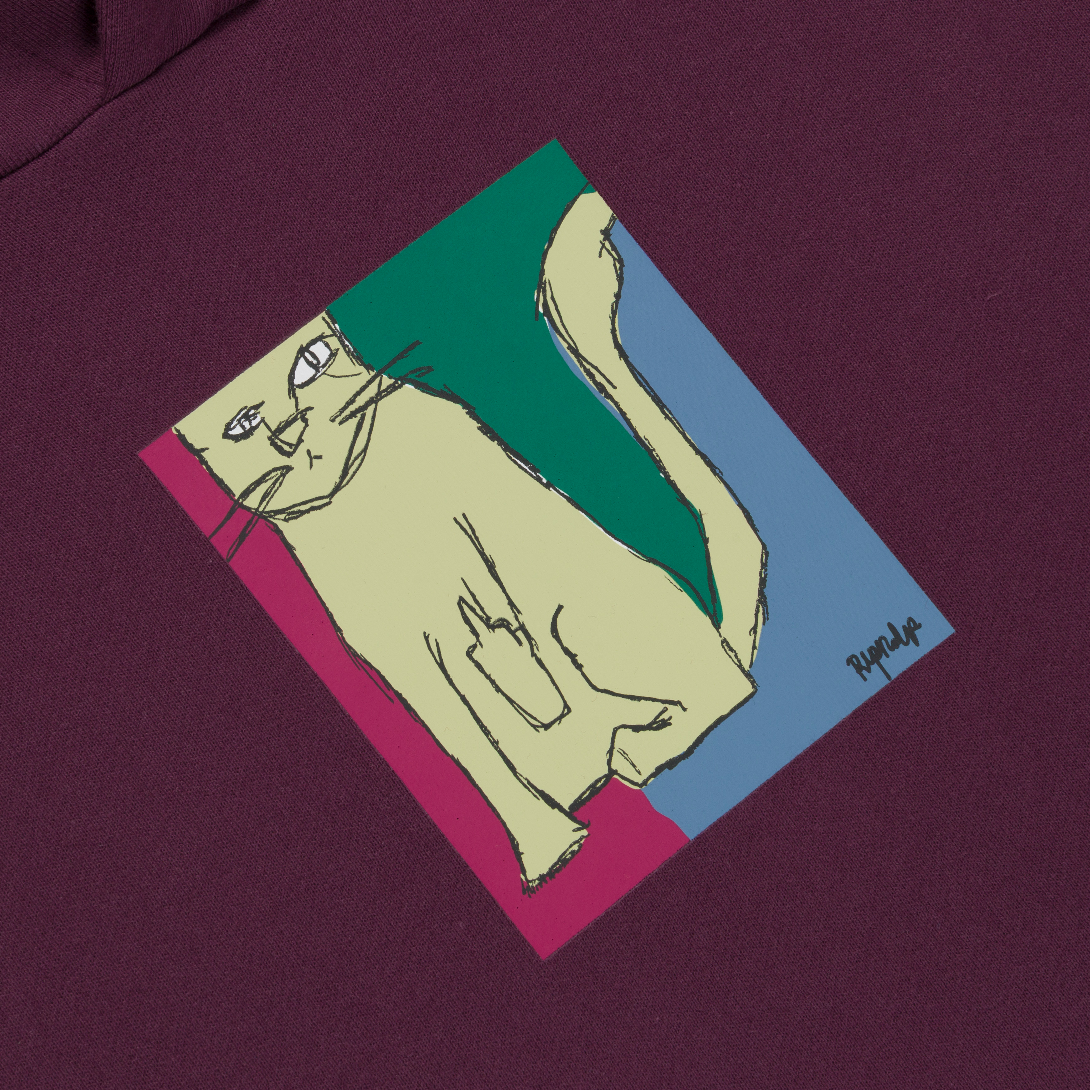 RIPNDIP Nermhol Hoodie (Dark Plum)
