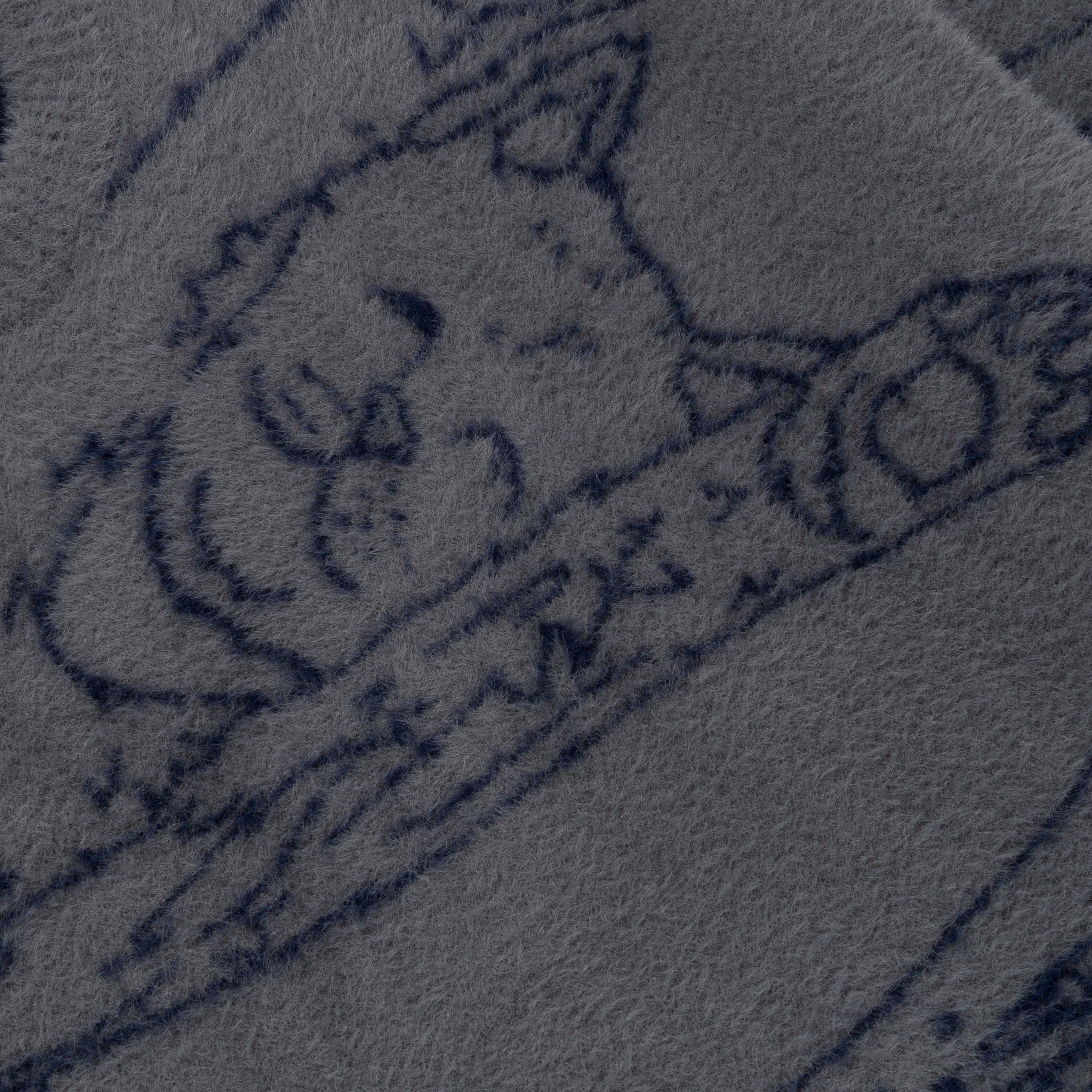 RIPNDIP Great Wave Of Nerm Reversible Sweater (Grey / Navy)