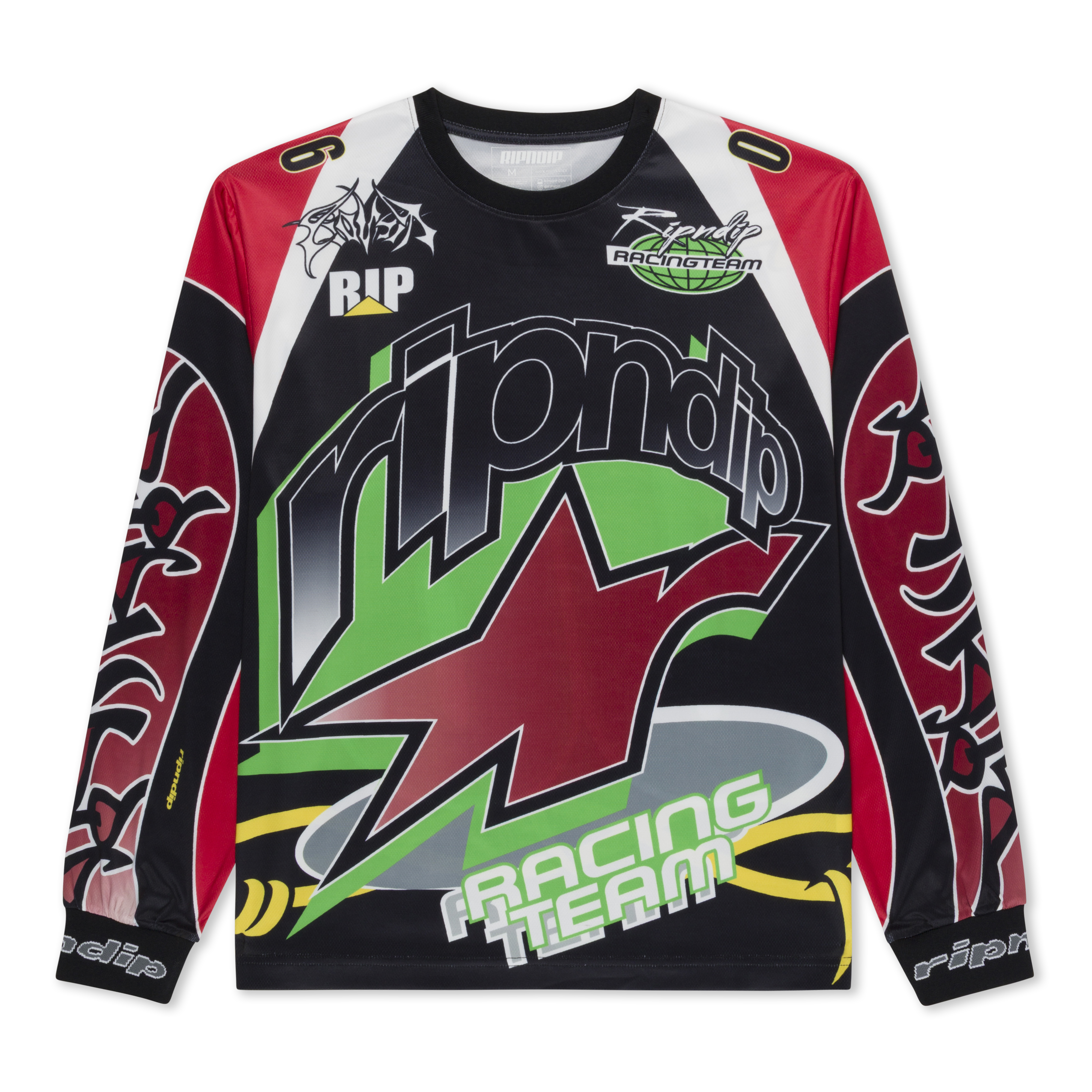 RIPNDIP RIPNDIP All-Star Long Sleeve Jersey (Red / Black)