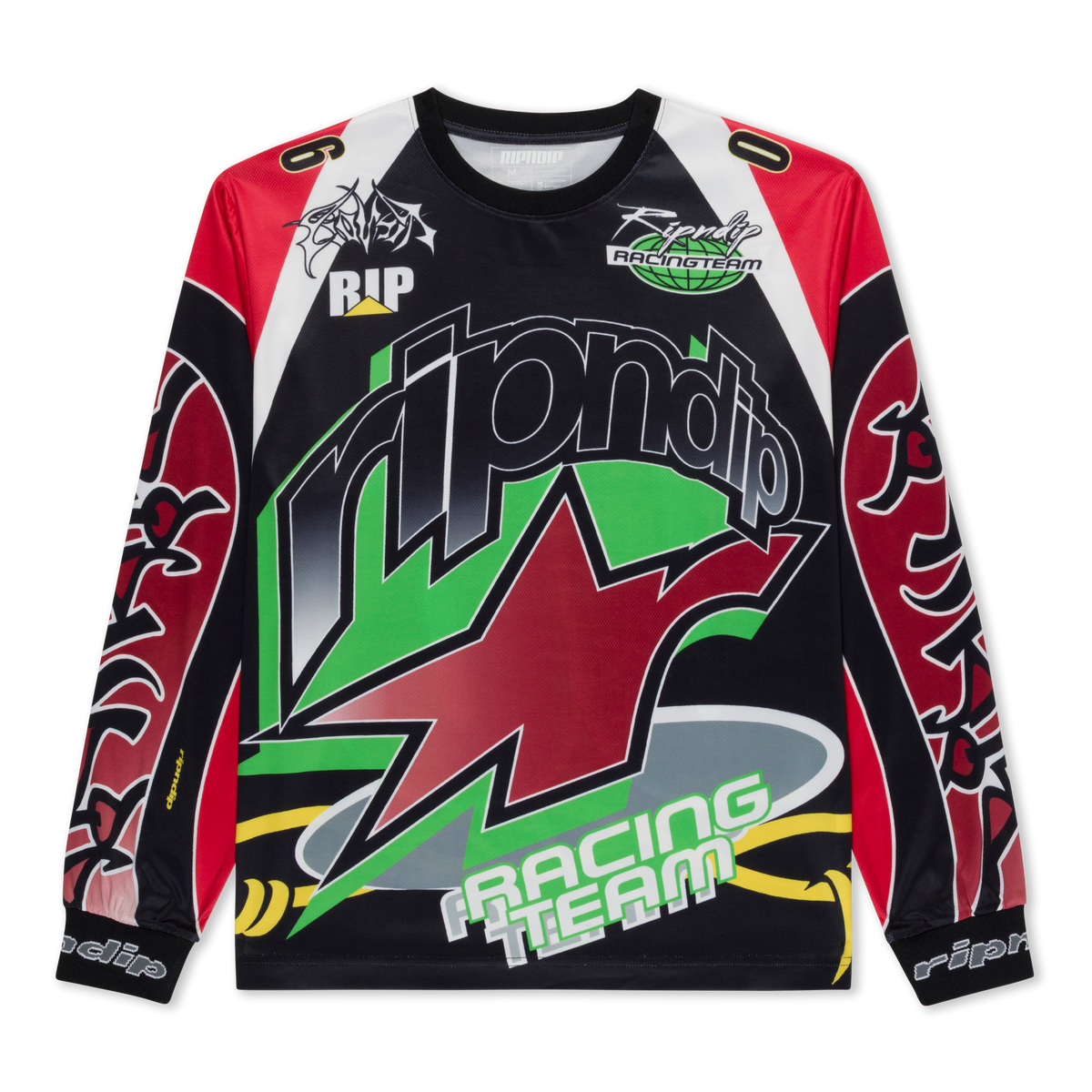 RIPNDIP RIPNDIP All-Star Long Sleeve Jersey (Red / Black)