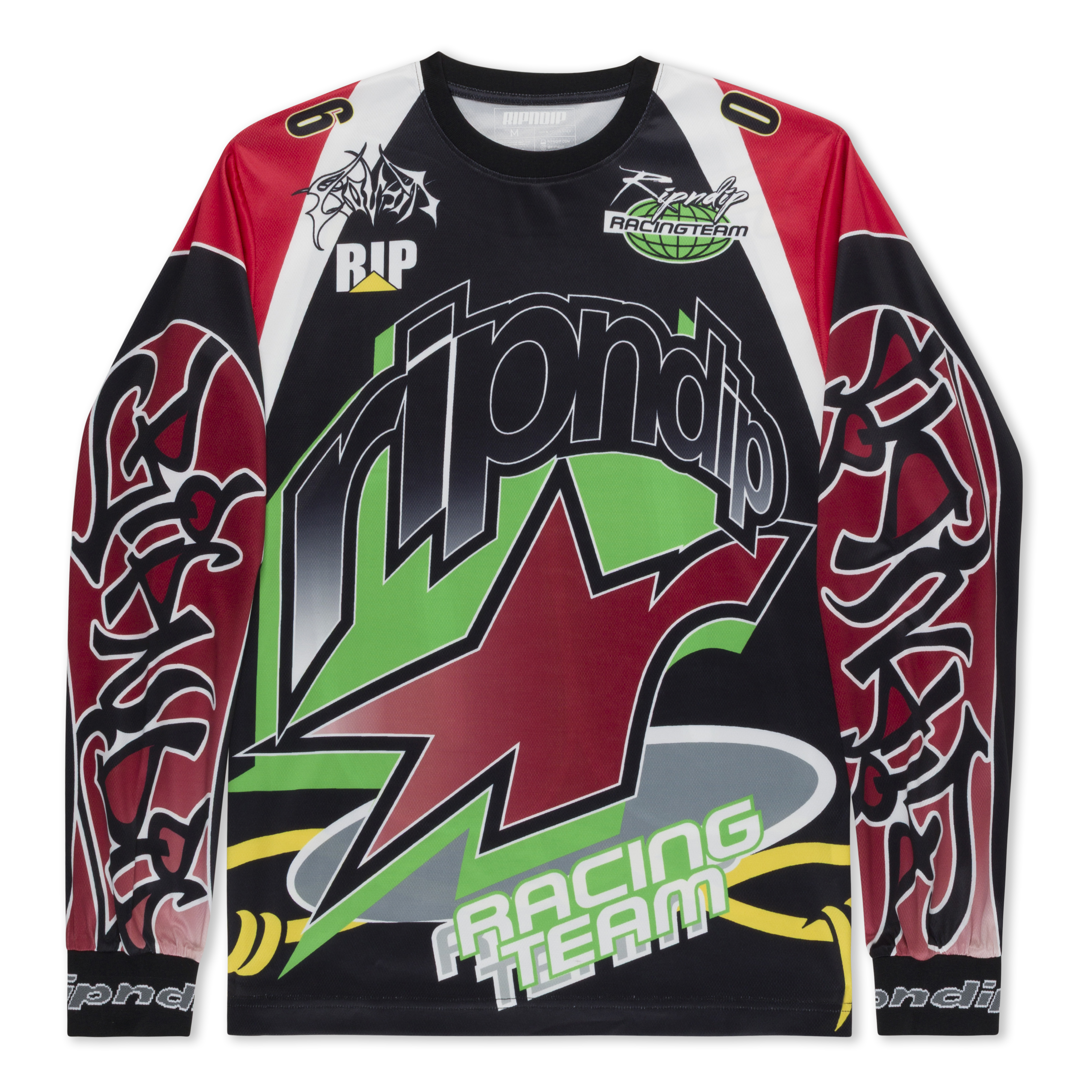 RIPNDIP RIPNDIP All-Star Long Sleeve Jersey (Red / Black)