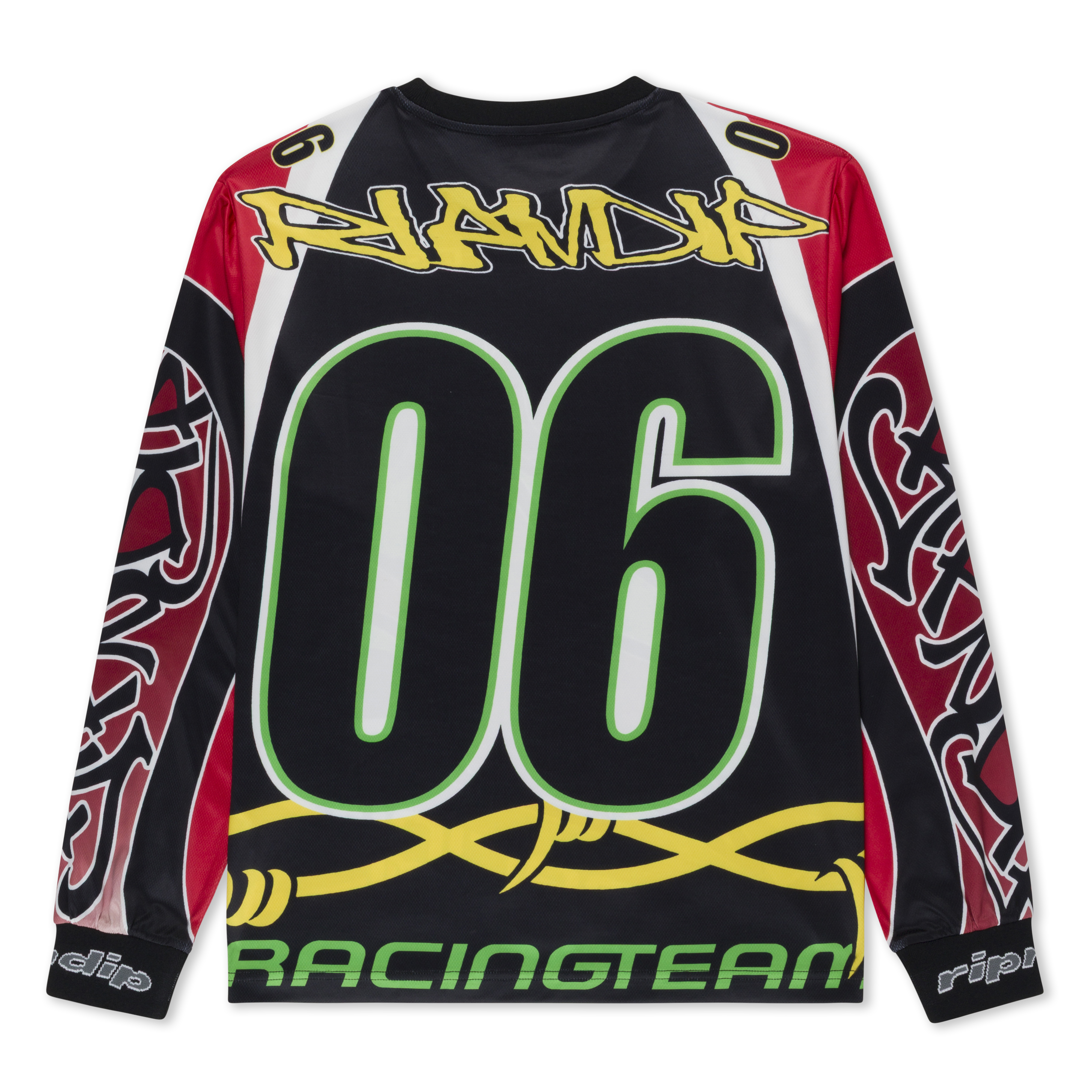 RIPNDIP RIPNDIP All-Star Long Sleeve Jersey (Red / Black)