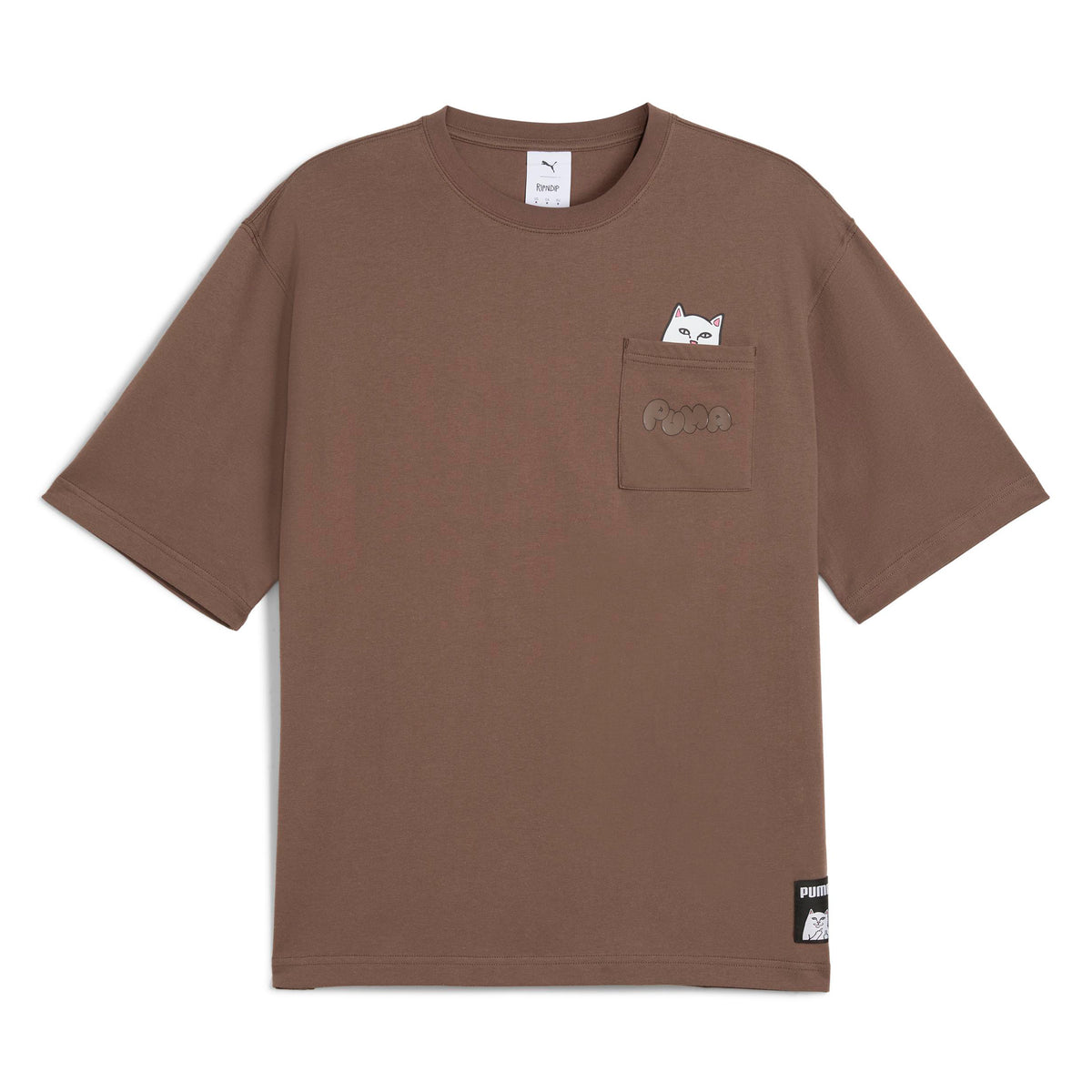 RIPNDIP PUMA X RIPNDIP Lord Nermal Pocket Tee (Flat Bronze)