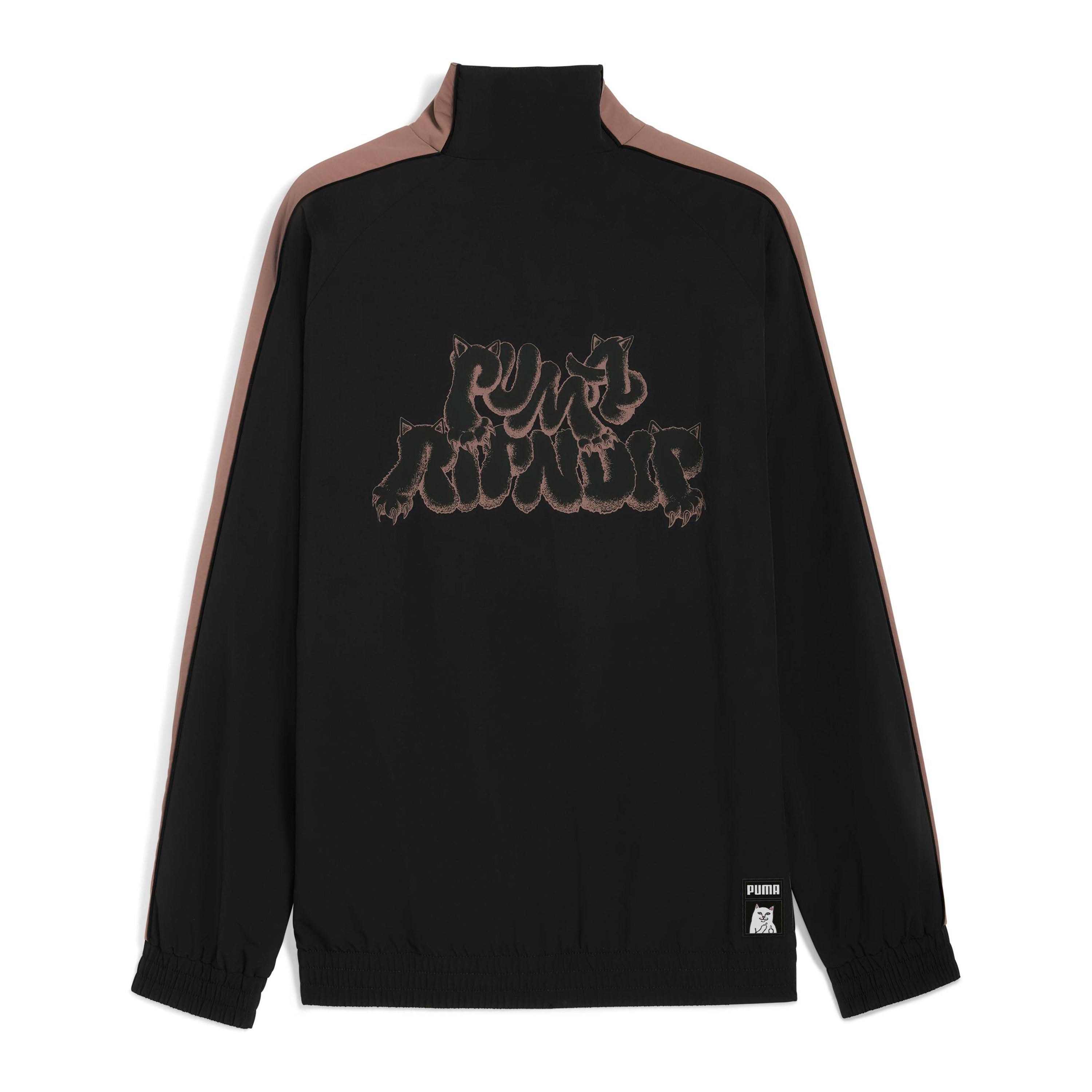 RIPNDIP PUMA X RIPNDIP T7 Oversized Track Jacket (Puma Black)