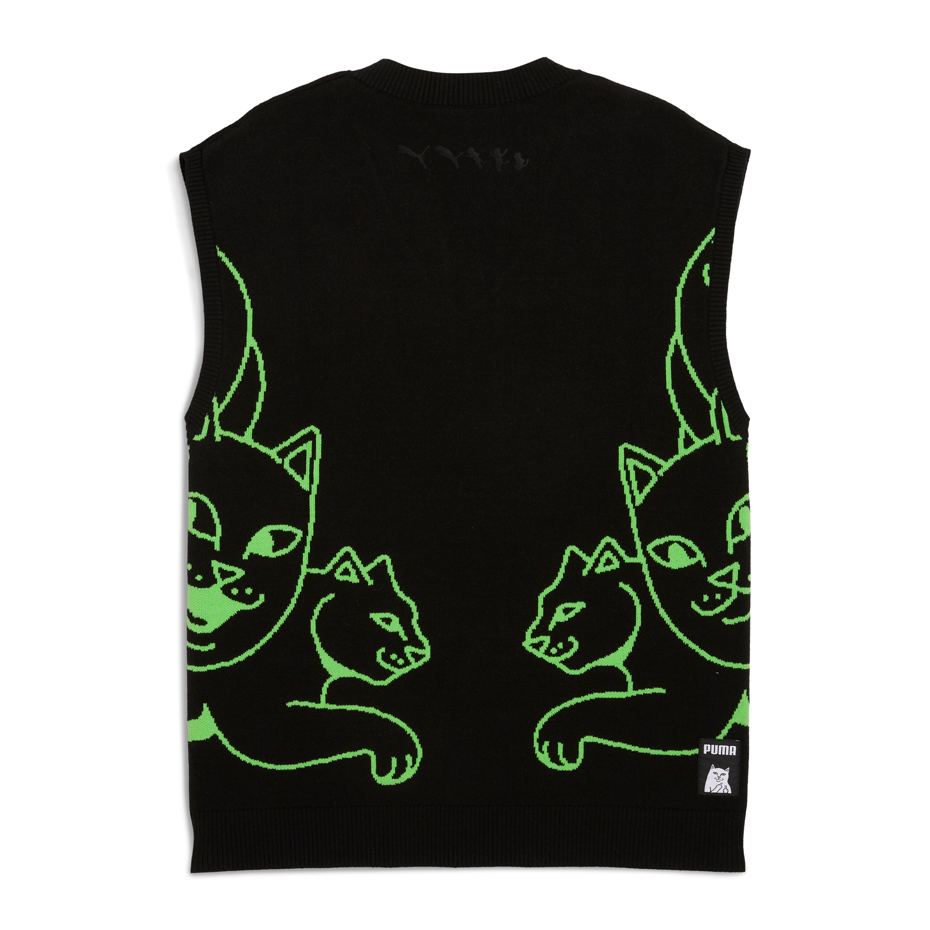RIPNDIP PUMA X RIPNDIP Knitted Vest (Puma Black)
