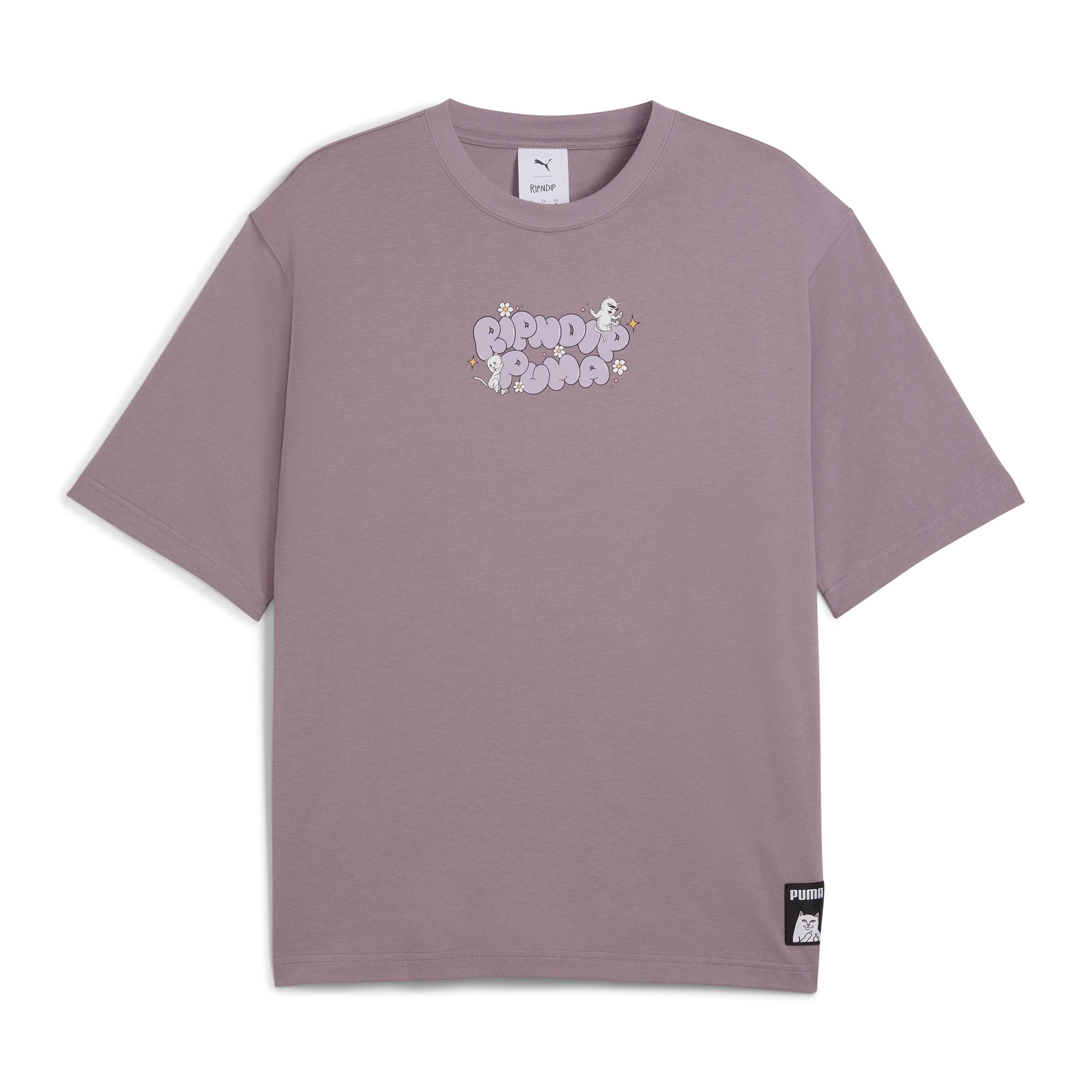 PUMA X RIPNDIP Boxy Graphic Tee (Plum Jam)
