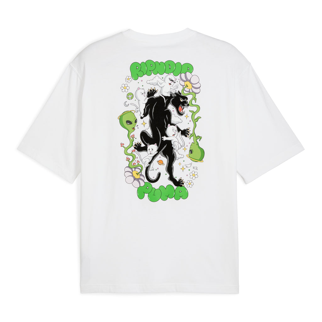 PUMA X RIPNDIP Boxy Graphic Tee (Puma White)