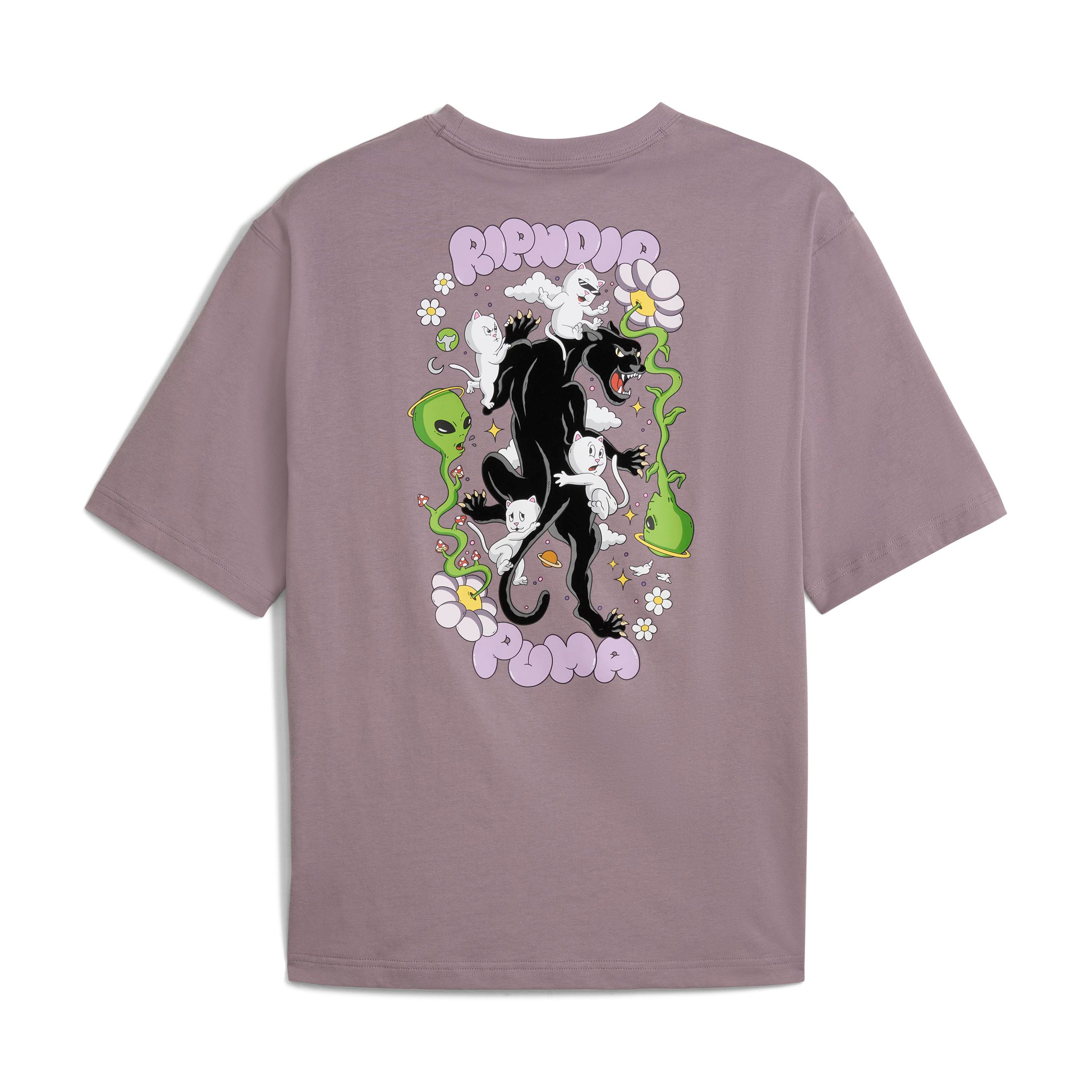 トップス pumamin PUMA X RIPNDIP Boxy Graphic Tee (Plum Jam)