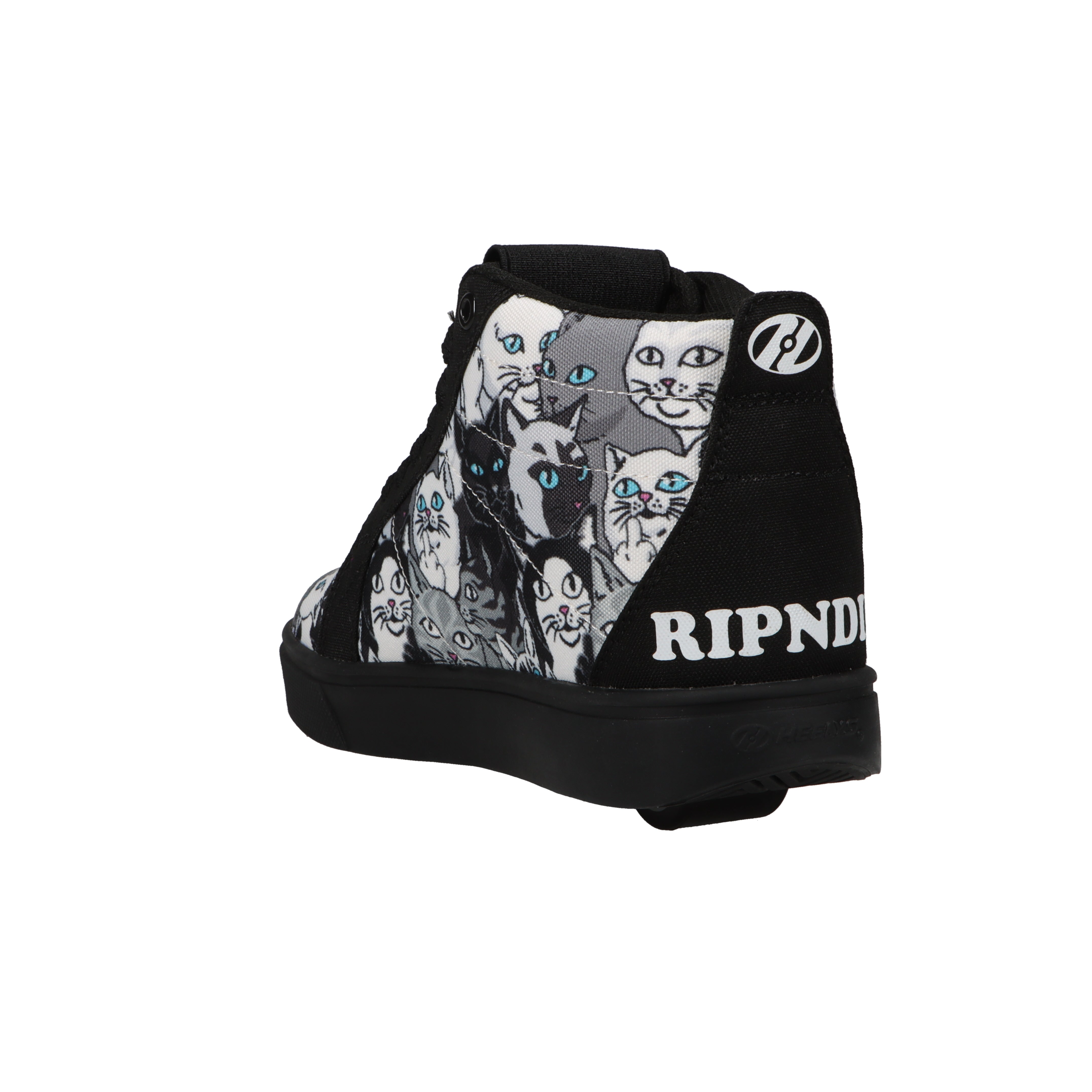 RIPNDIP Racer Mid Heelys Shoes (Black/White/Neon Green)