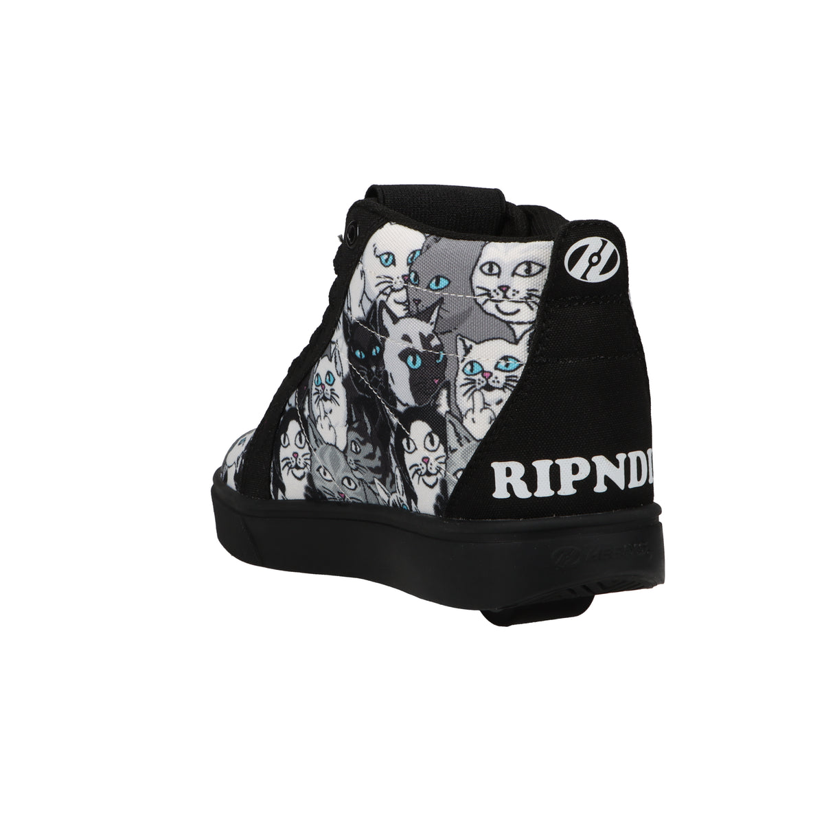 RIPNDIP Racer Mid Heelys Shoes (Black/White/Neon Green)