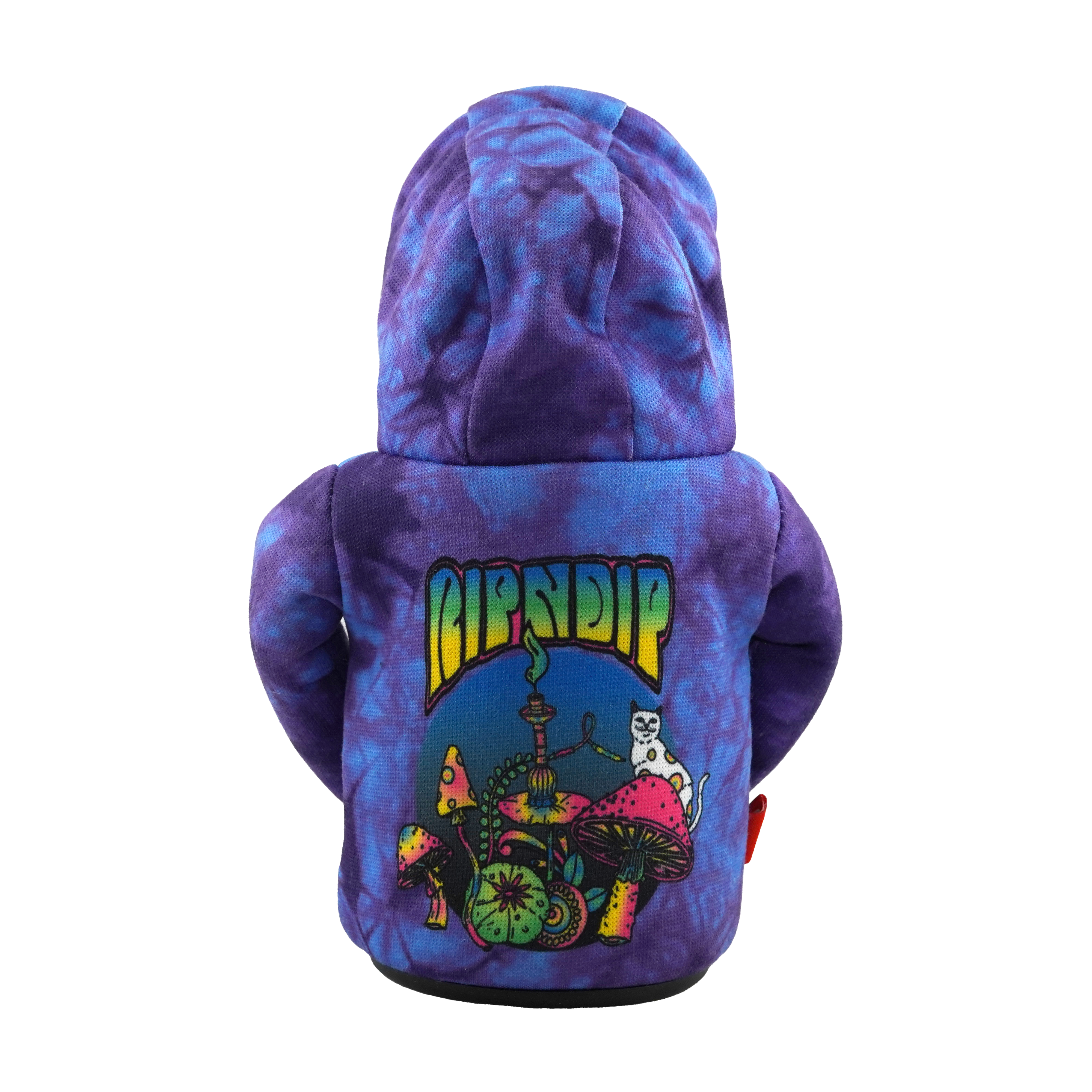 RIPNDIP Puffin x Ripndip Psychedelic Koozie Hoodie (Blue Tie Dye)