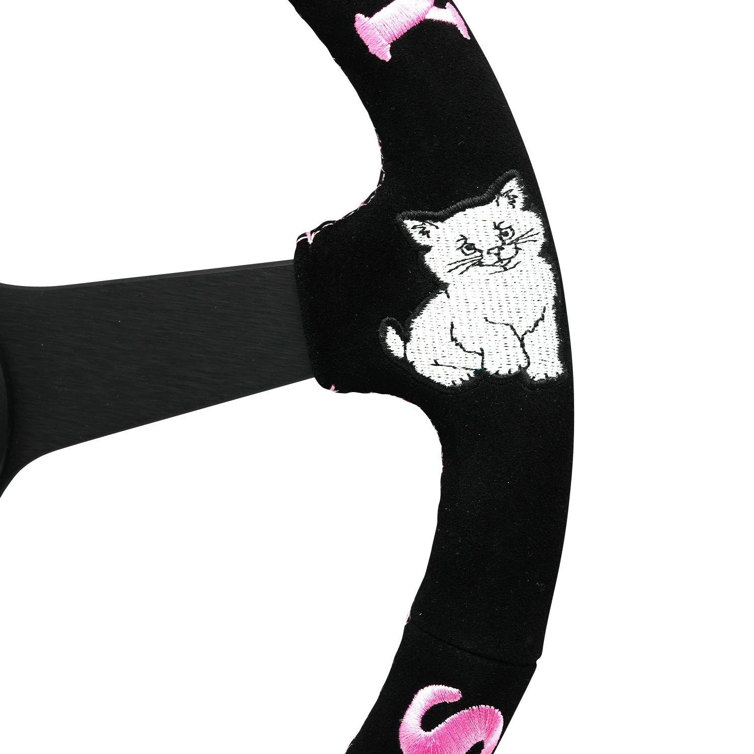 RIPNDIP Ripndip x NRG Stop Being A Pussy Steering Wheel (Black / Pink)