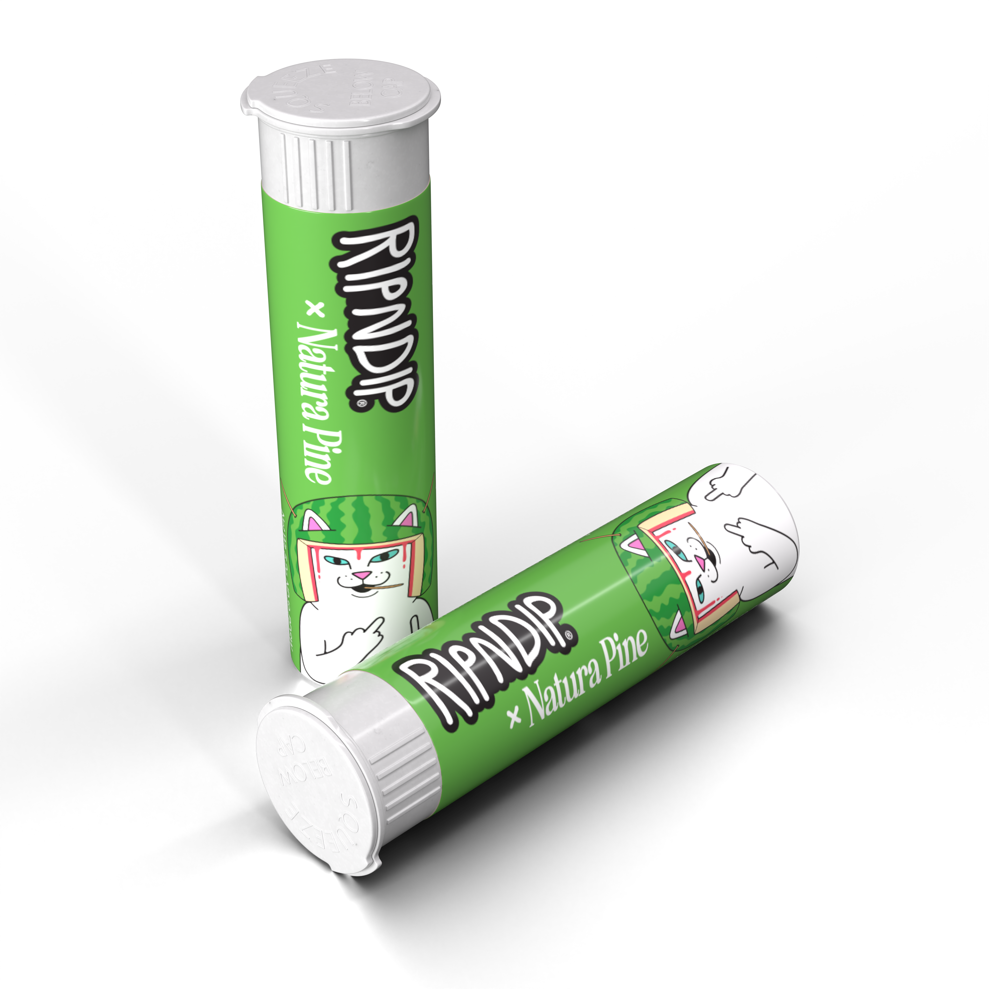 RIPNDIP Sour Watermeowlon Flavored Toothpick Tube (White)