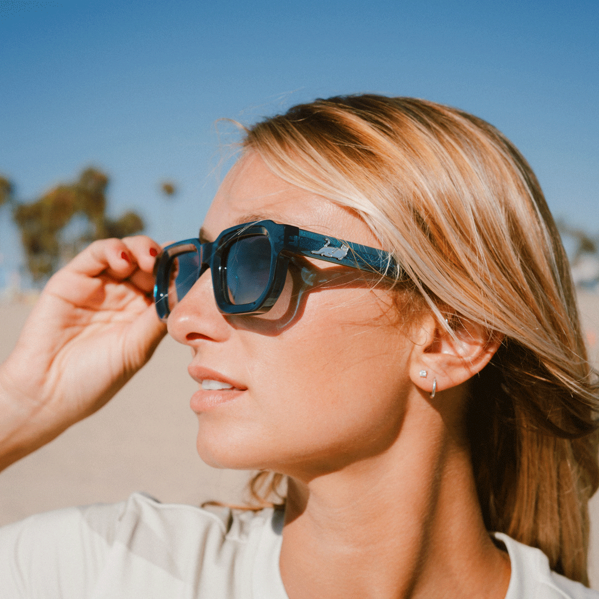 RIPNDIP Castanza Sunglasses (Teal)