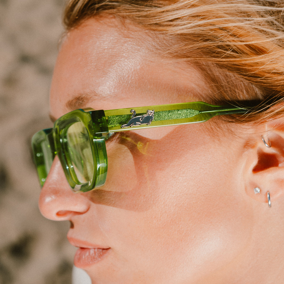 RIPNDIP Castanza Sunglasses (Light Green)