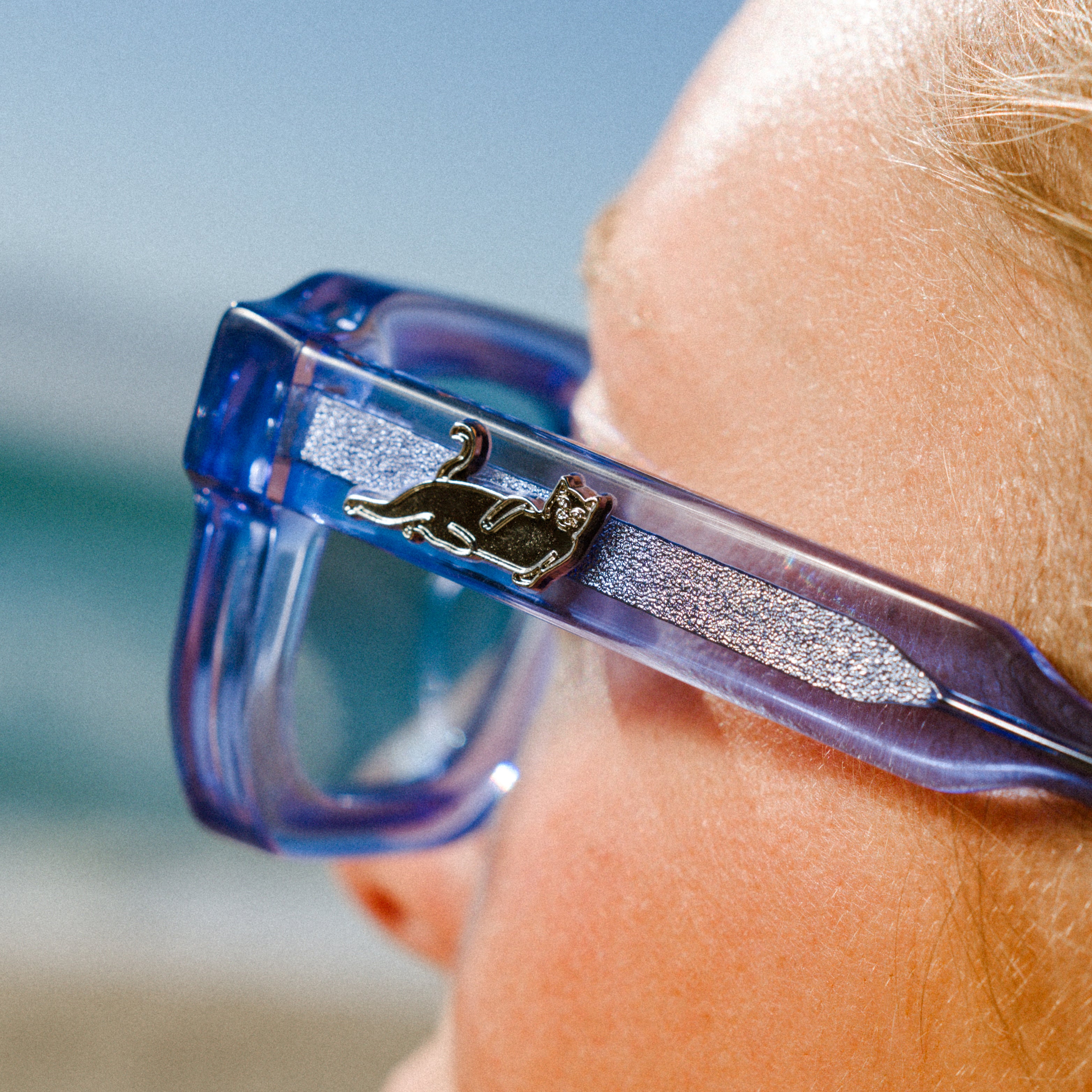 RIPNDIP Castanza Sunglasses (Light Blue)