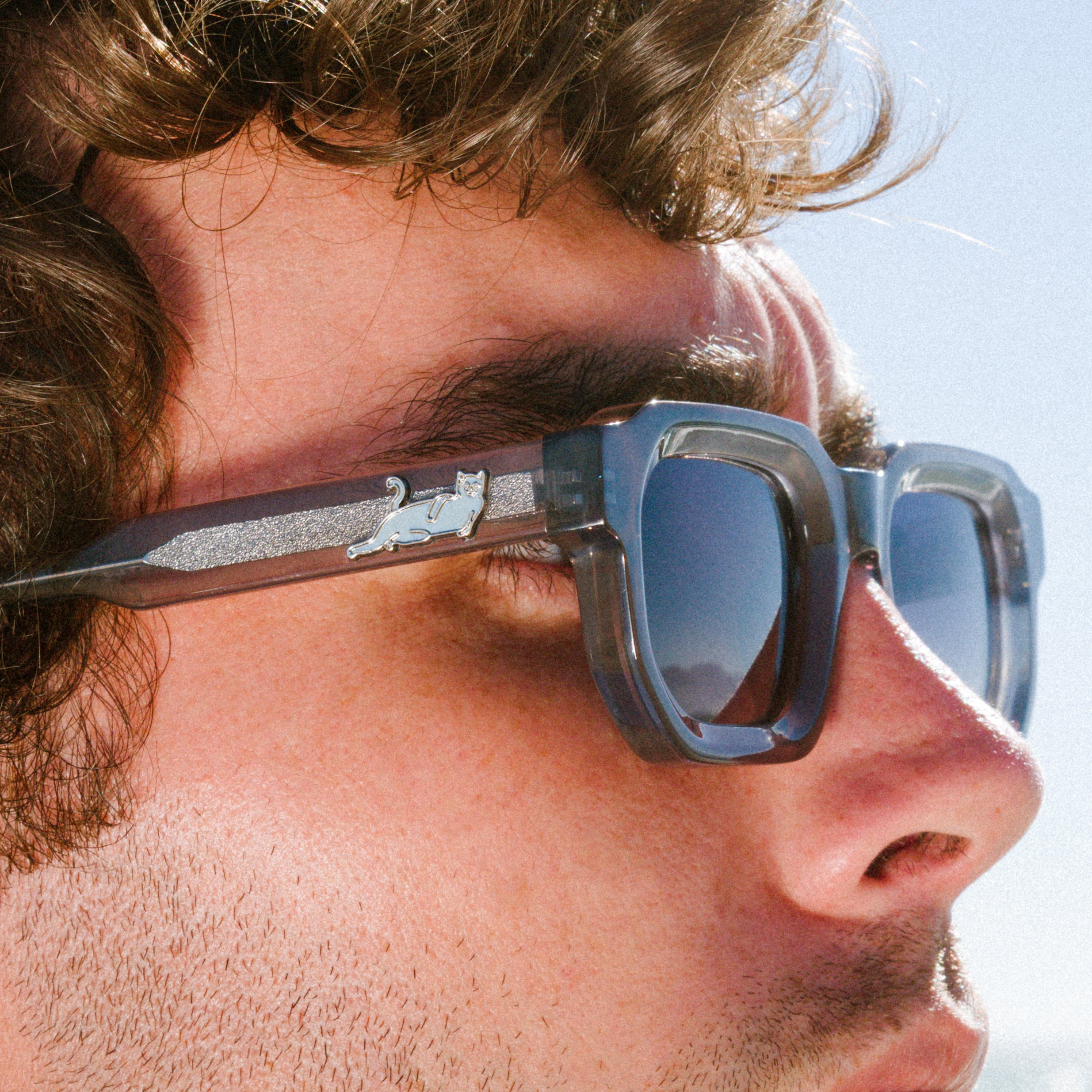 RIPNDIP Castanza Sunglasses (Grey / Purple)