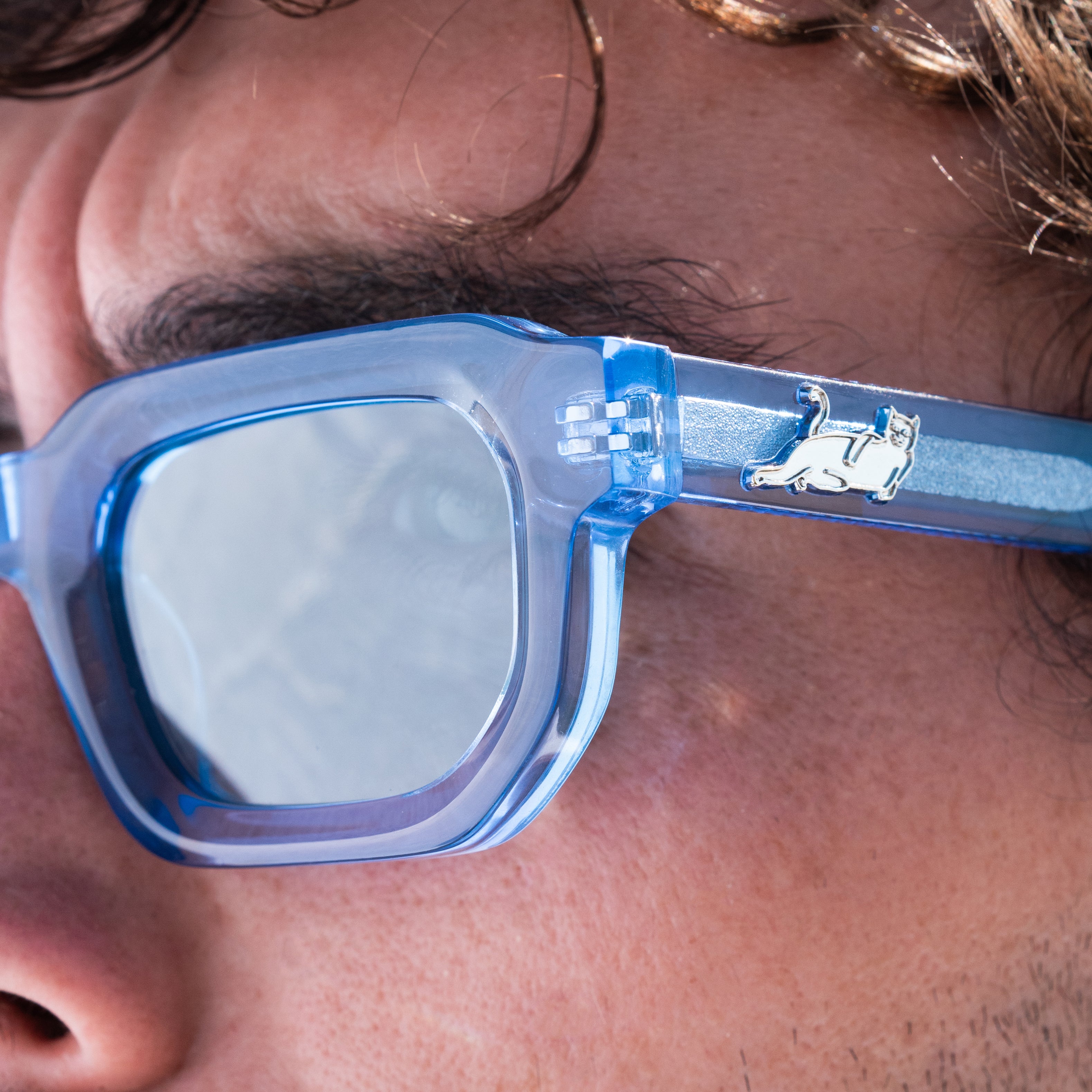RIPNDIP Castanza Sunglasses (Light Blue)