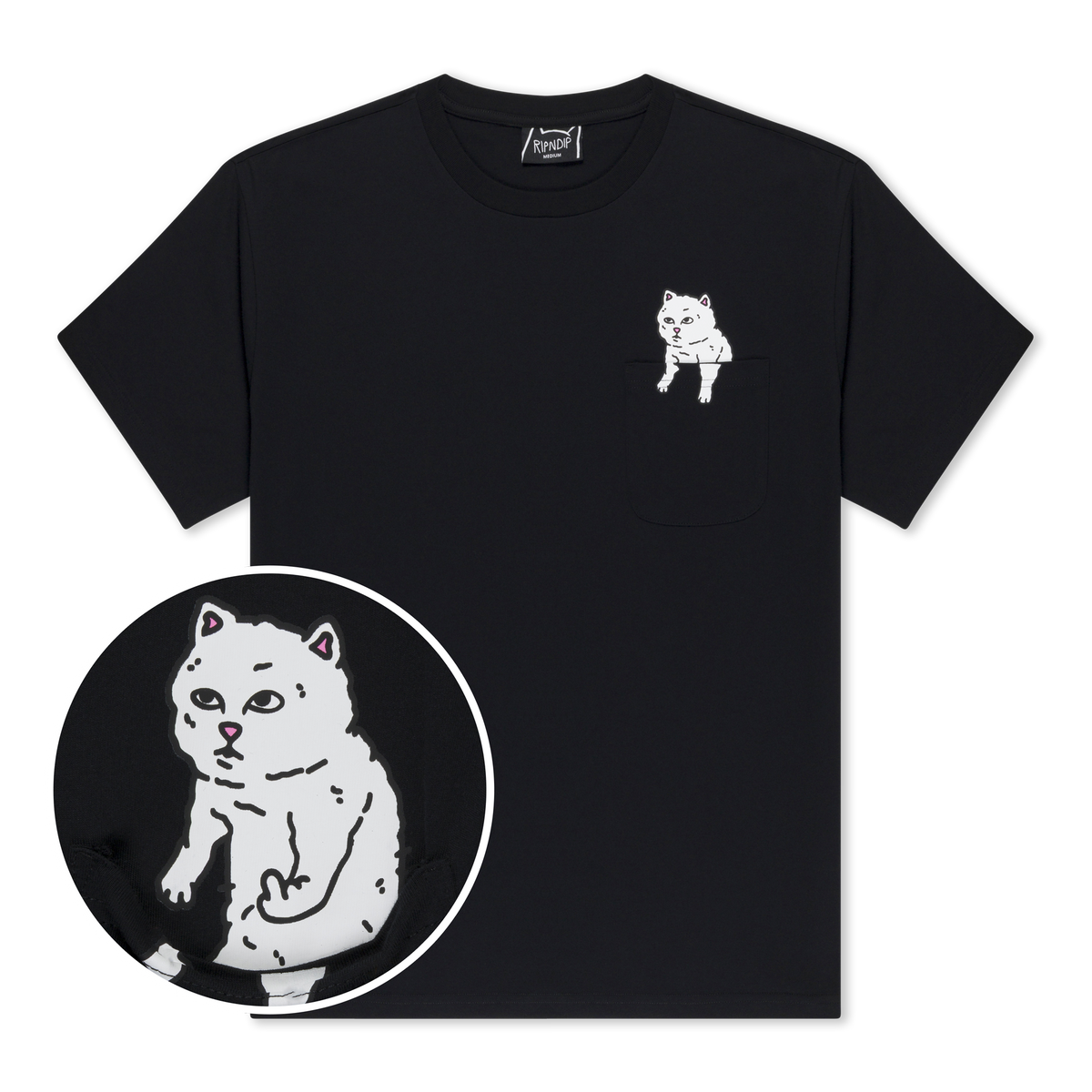 RIPNDIP For Sale Pocket Tee (Black)