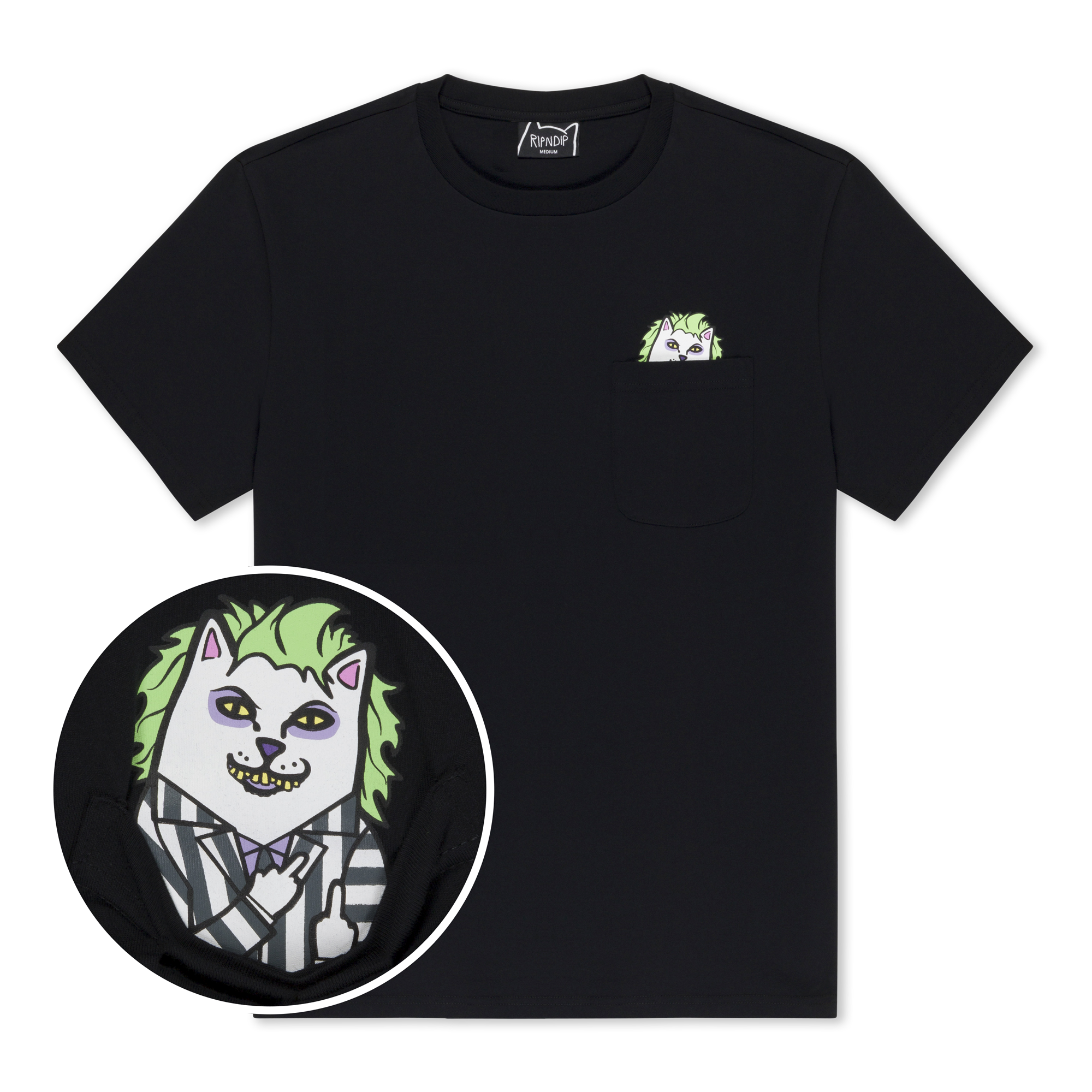Bug Drank Nerm Pocket Tee (Black)