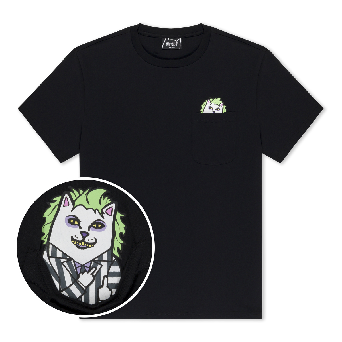 RIPNDIP Bug Drank Nerm Pocket Tee (Black)