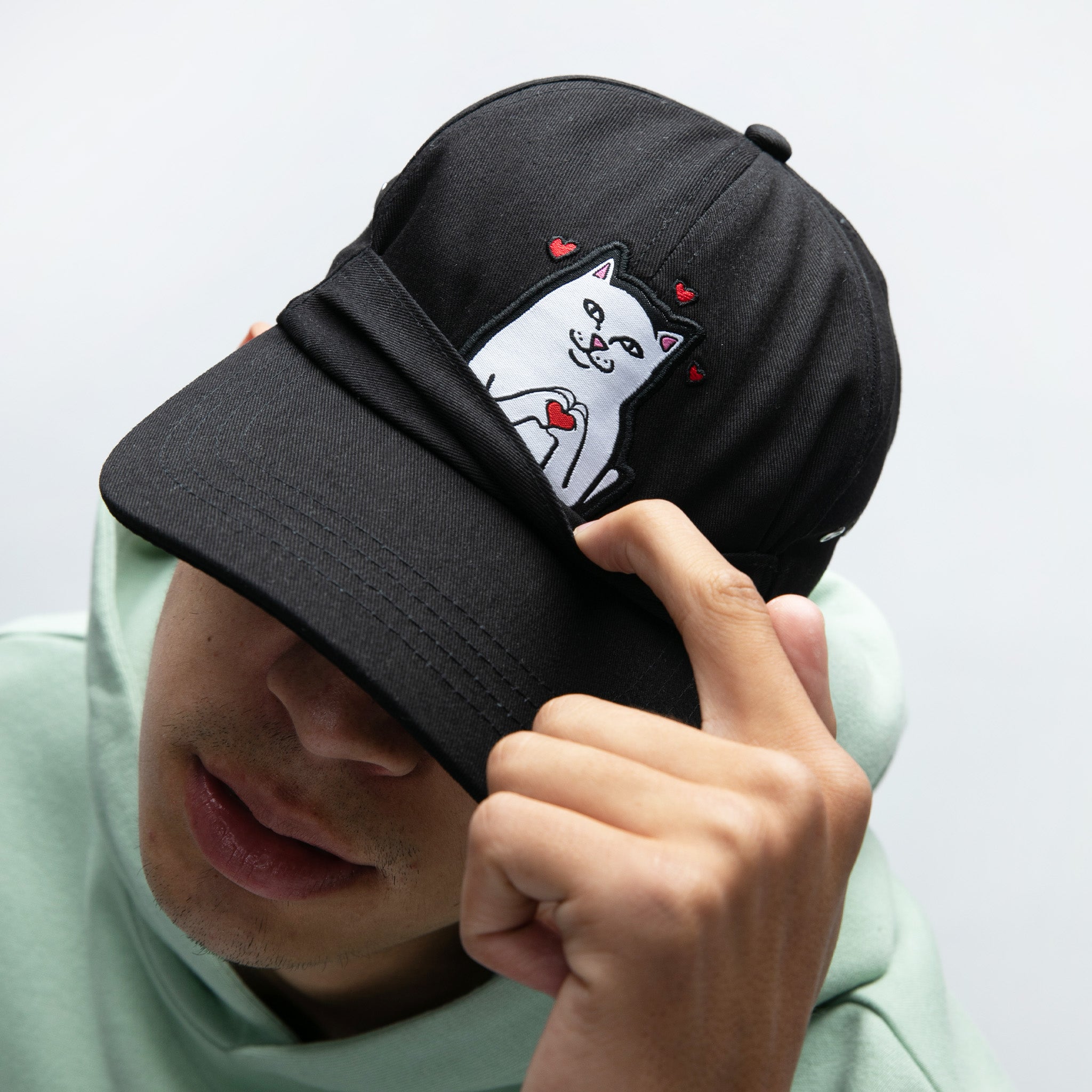 RIPNDIP Nermal Loves 6 Panel (Black)