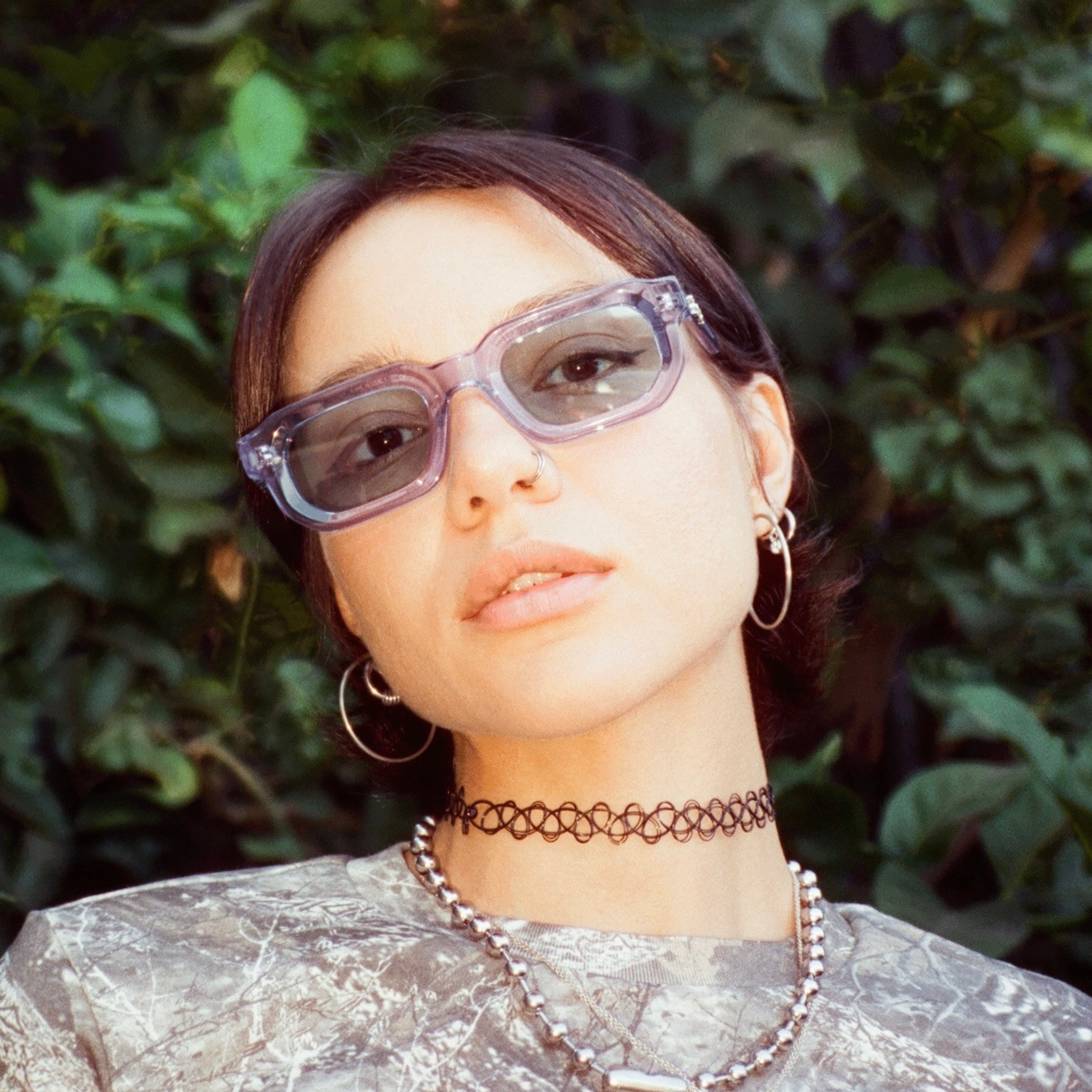 RIPNDIP Castanza Sunglasses (Grey / Purple)