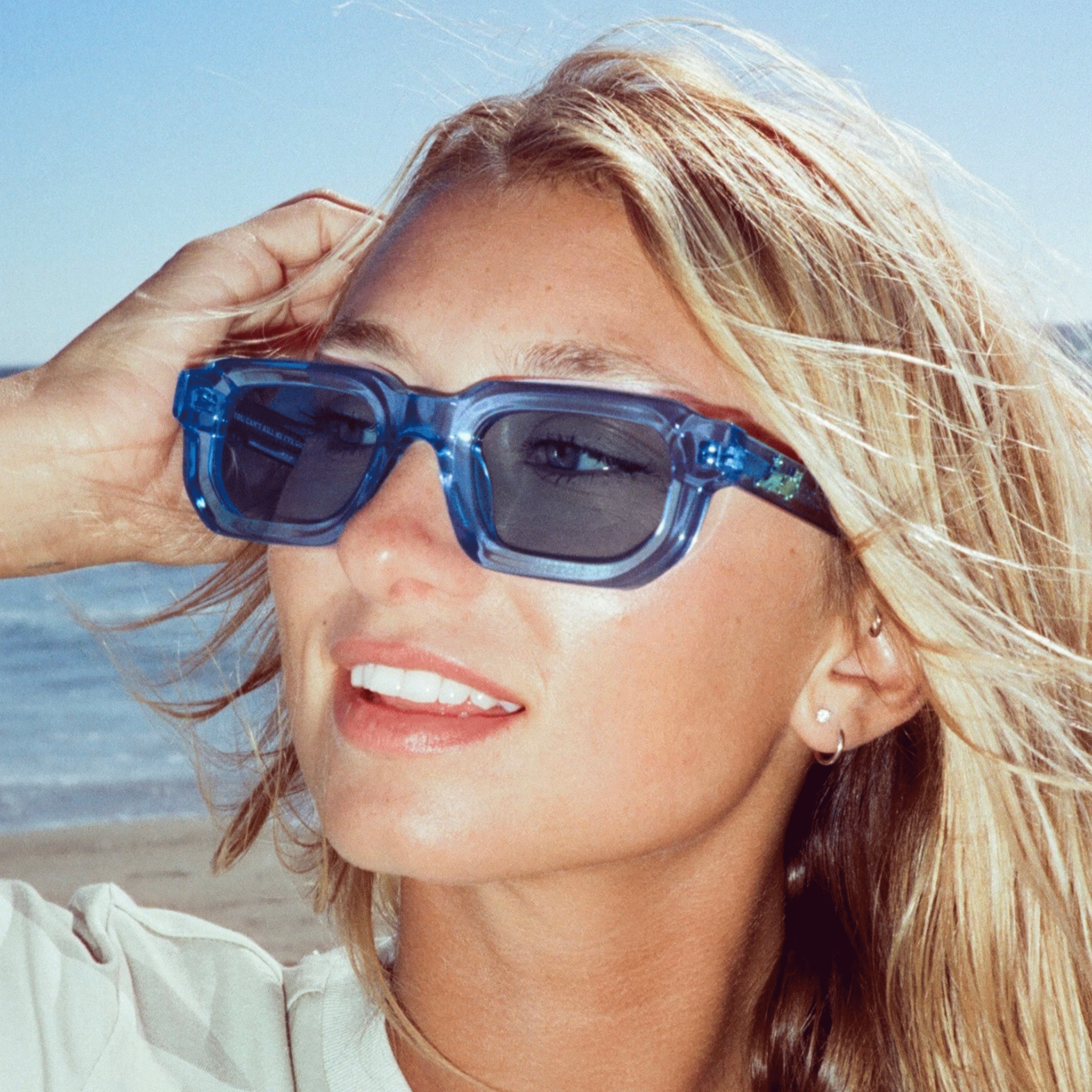 RIPNDIP Castanza Sunglasses (Light Blue)