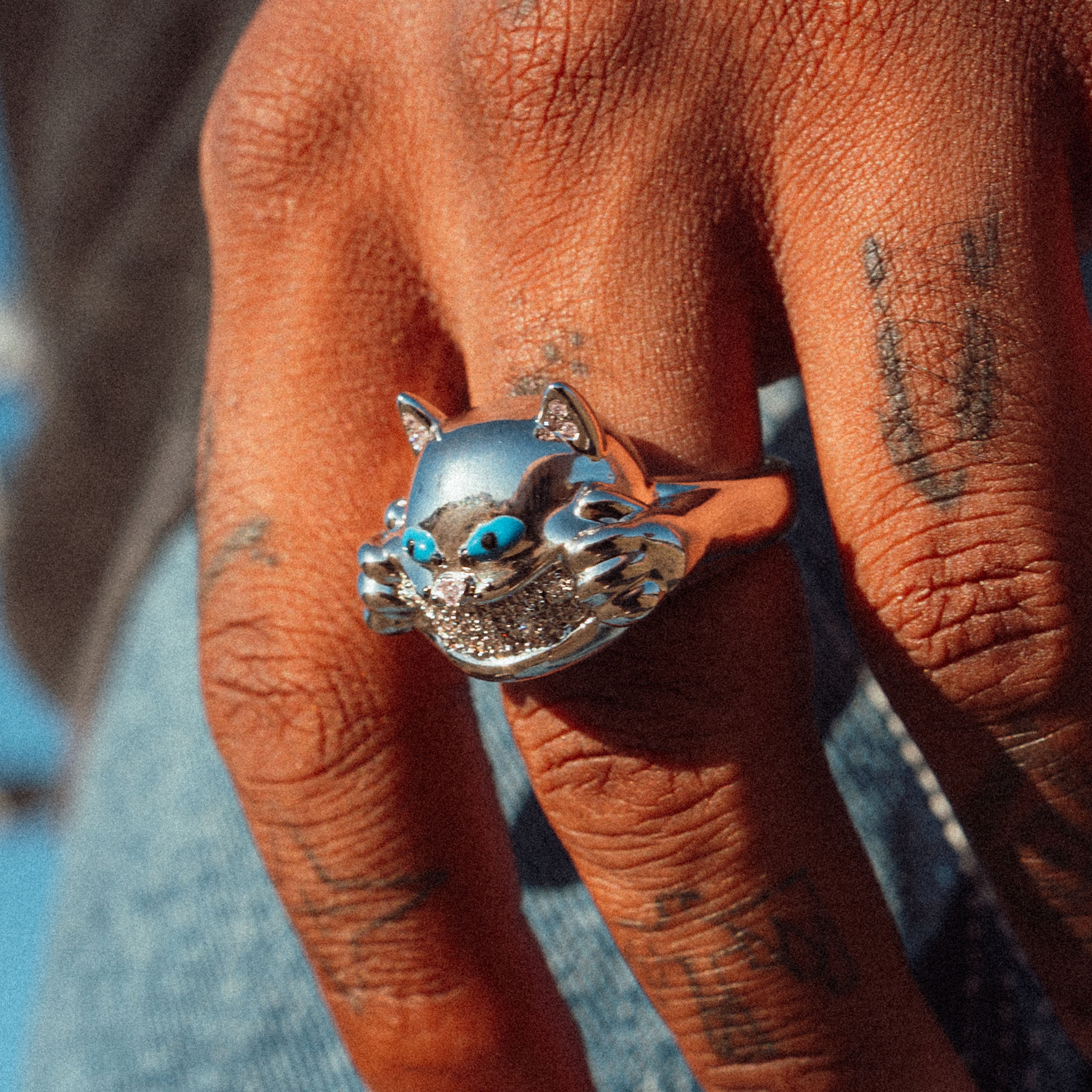 アクセサリー Ripndip Ring Ripndip x King Ice Nermal Ring (Silver) – RIPNDIP