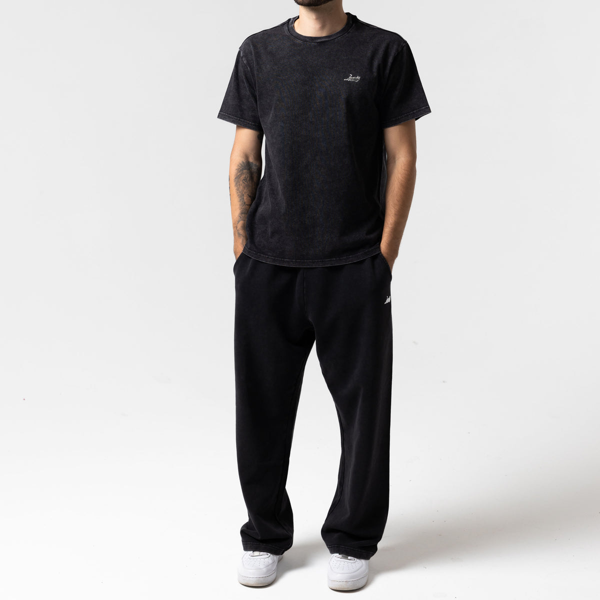 RIPNDIP Castanza Short Sleeve Tee (Black Vintage Wash)