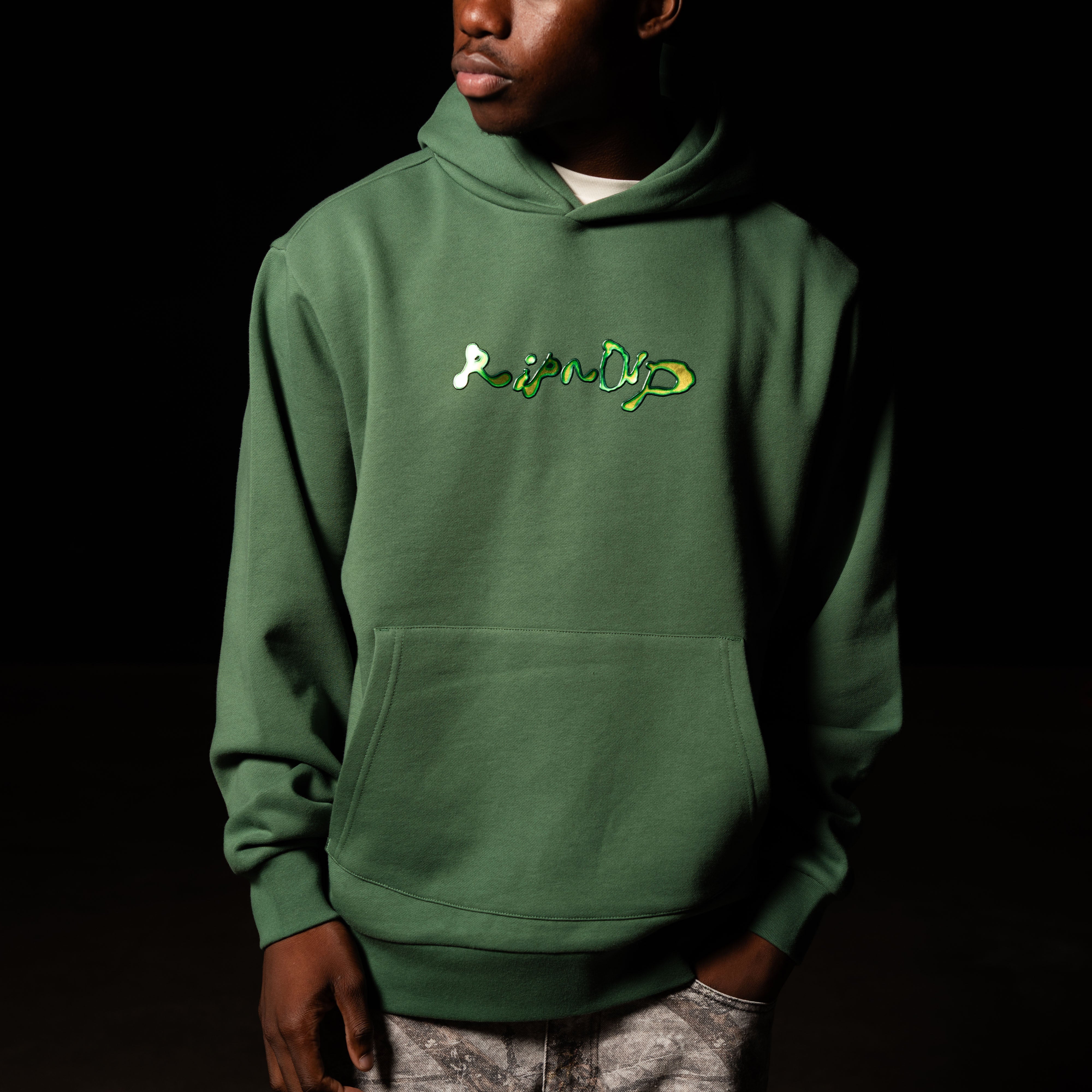 RIPNDIP Slime Hoodie (Olive)