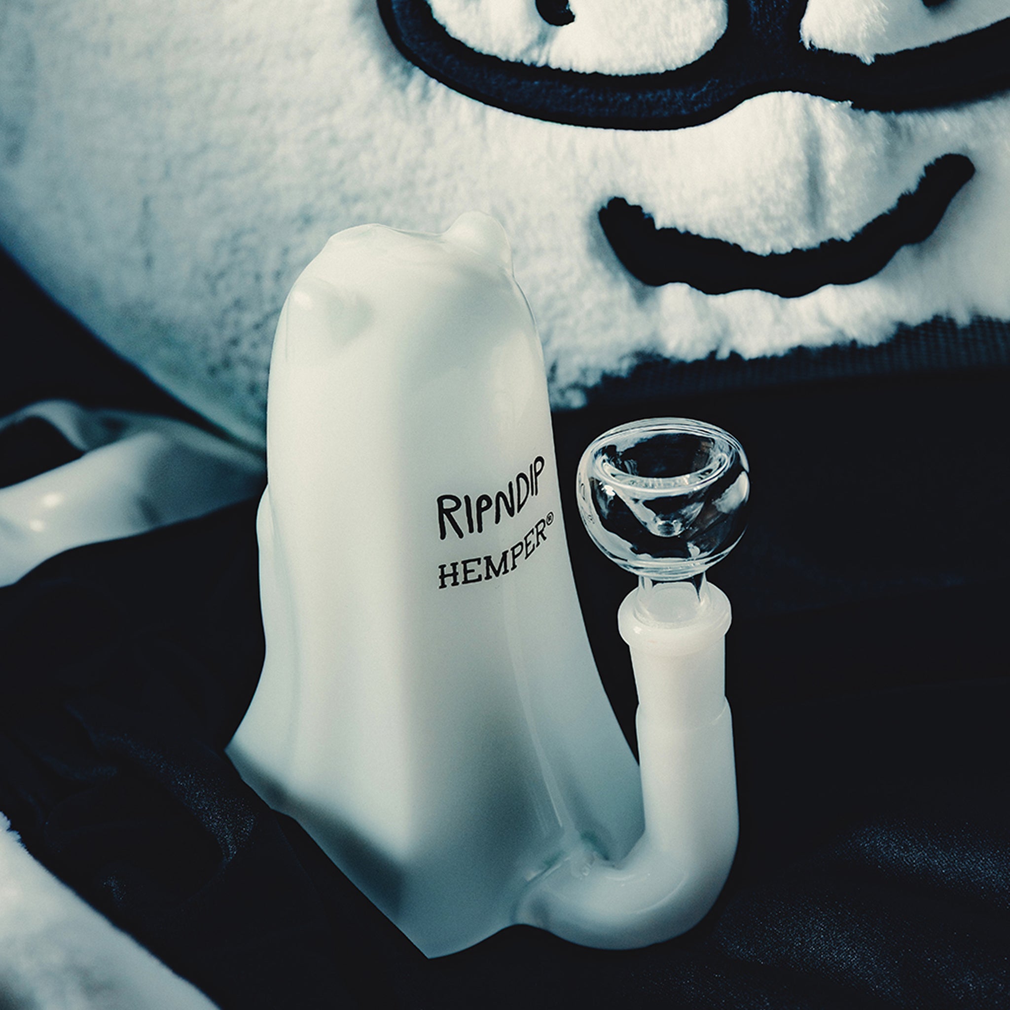 RIPNDIP Hemper Nermal Ghost Beaker (Clear)