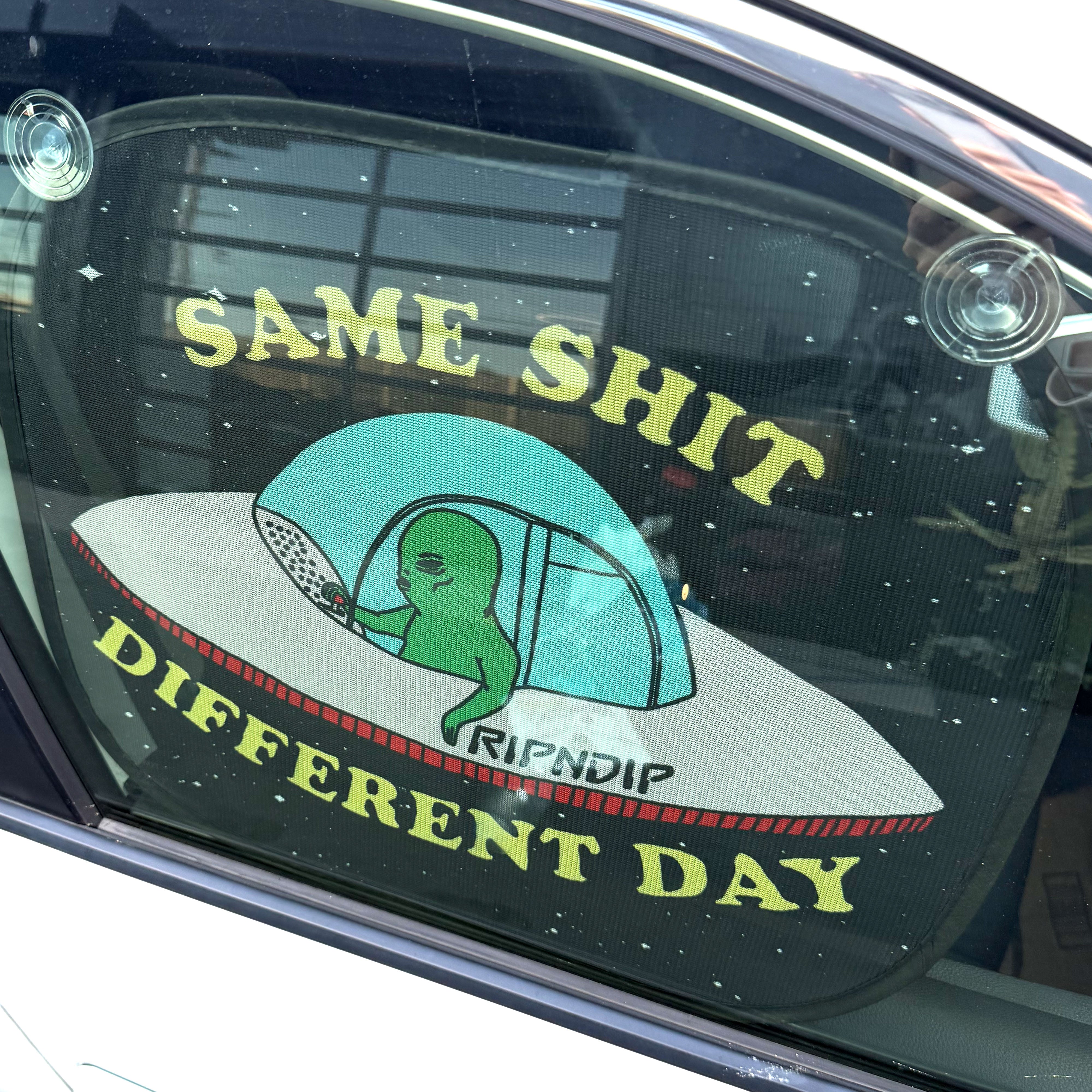 RIPNDIP Same Shit Different Day Window Shade (Black)