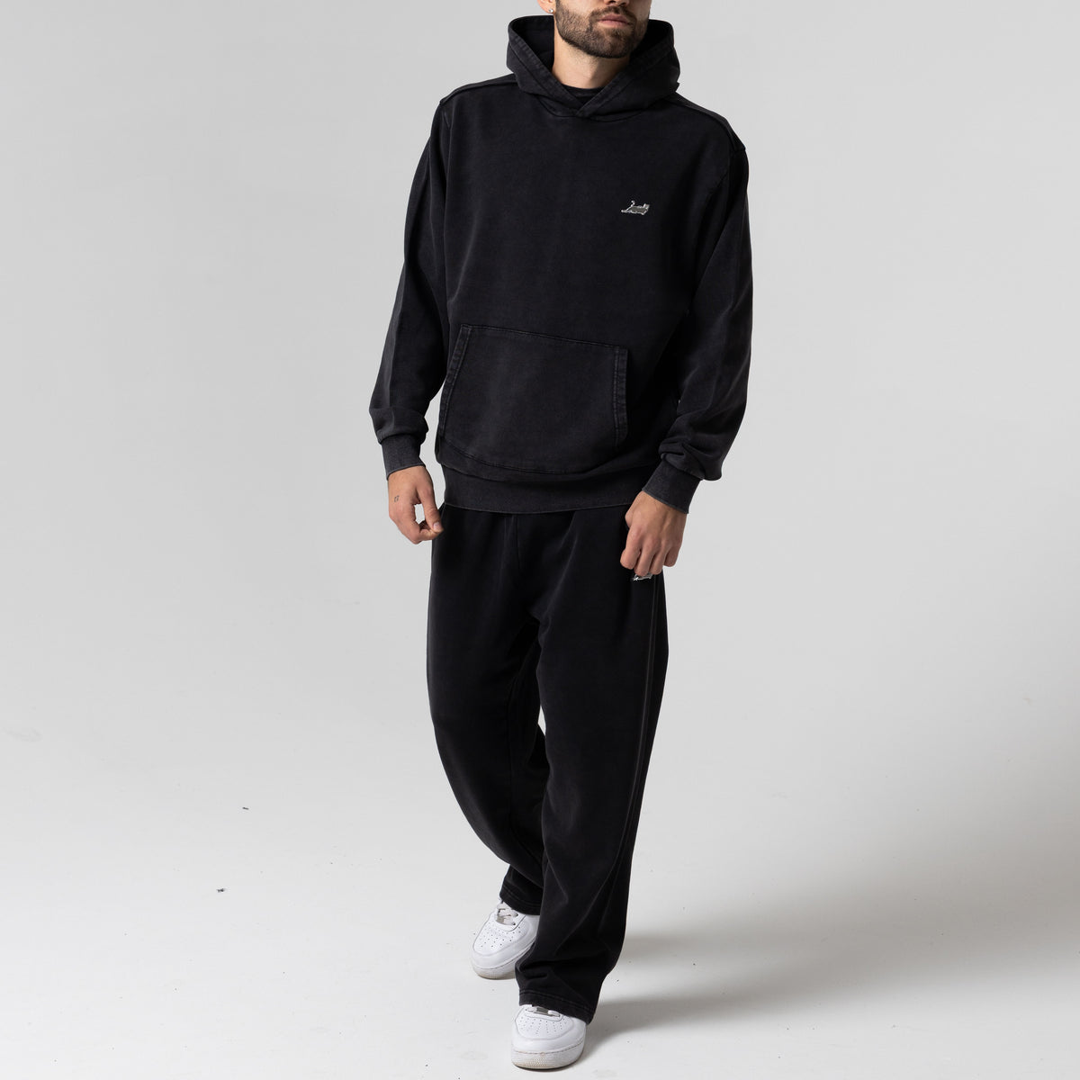 RIPNDIP Castanza Hoodie (Black Vintage Wash)
