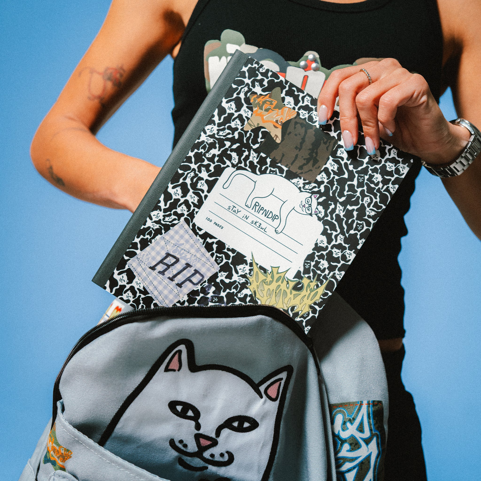 RIPNDIP Stay In Skewl Notebook (Multi)