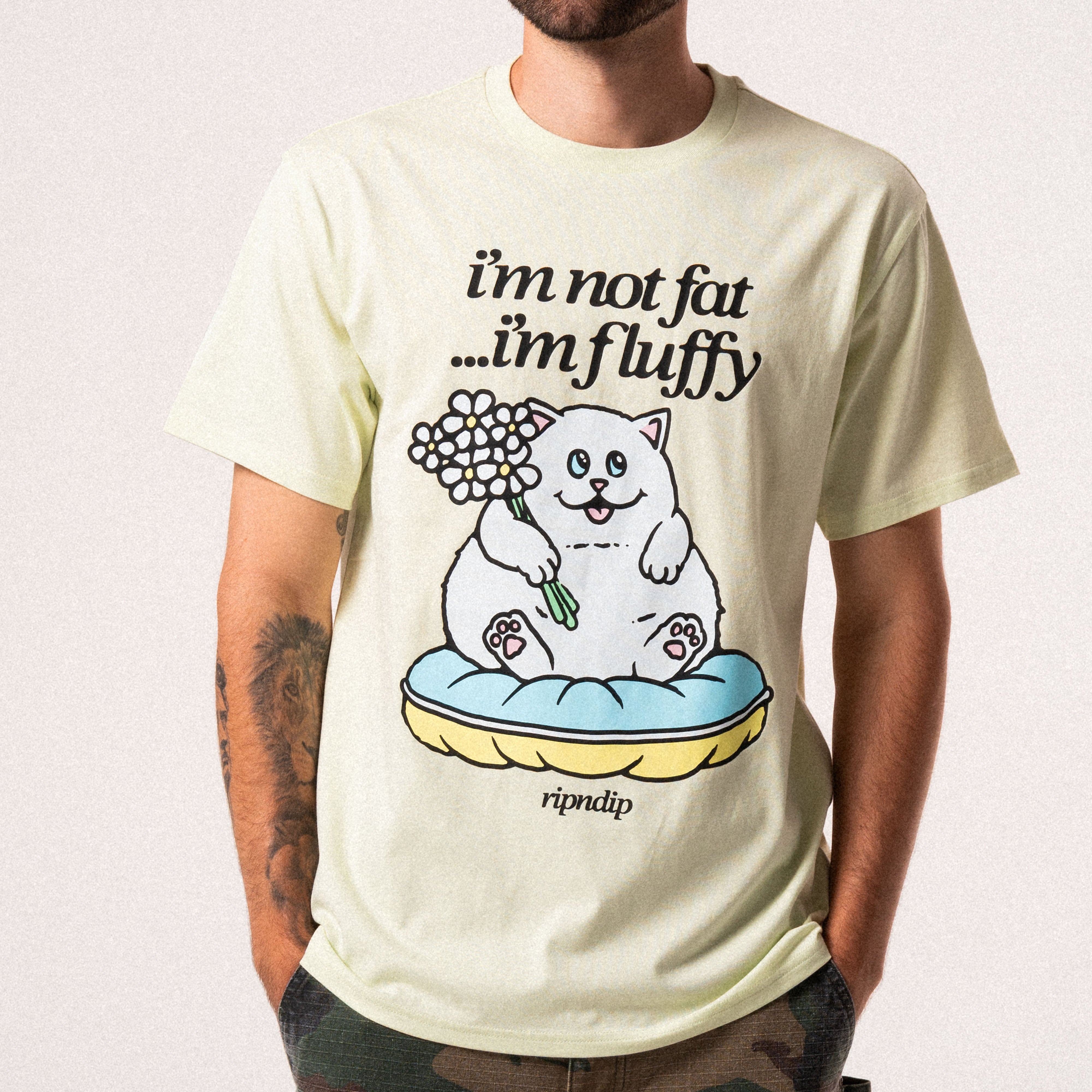 Fluffy Baby Tee (Light Lime) – RIPNDIP