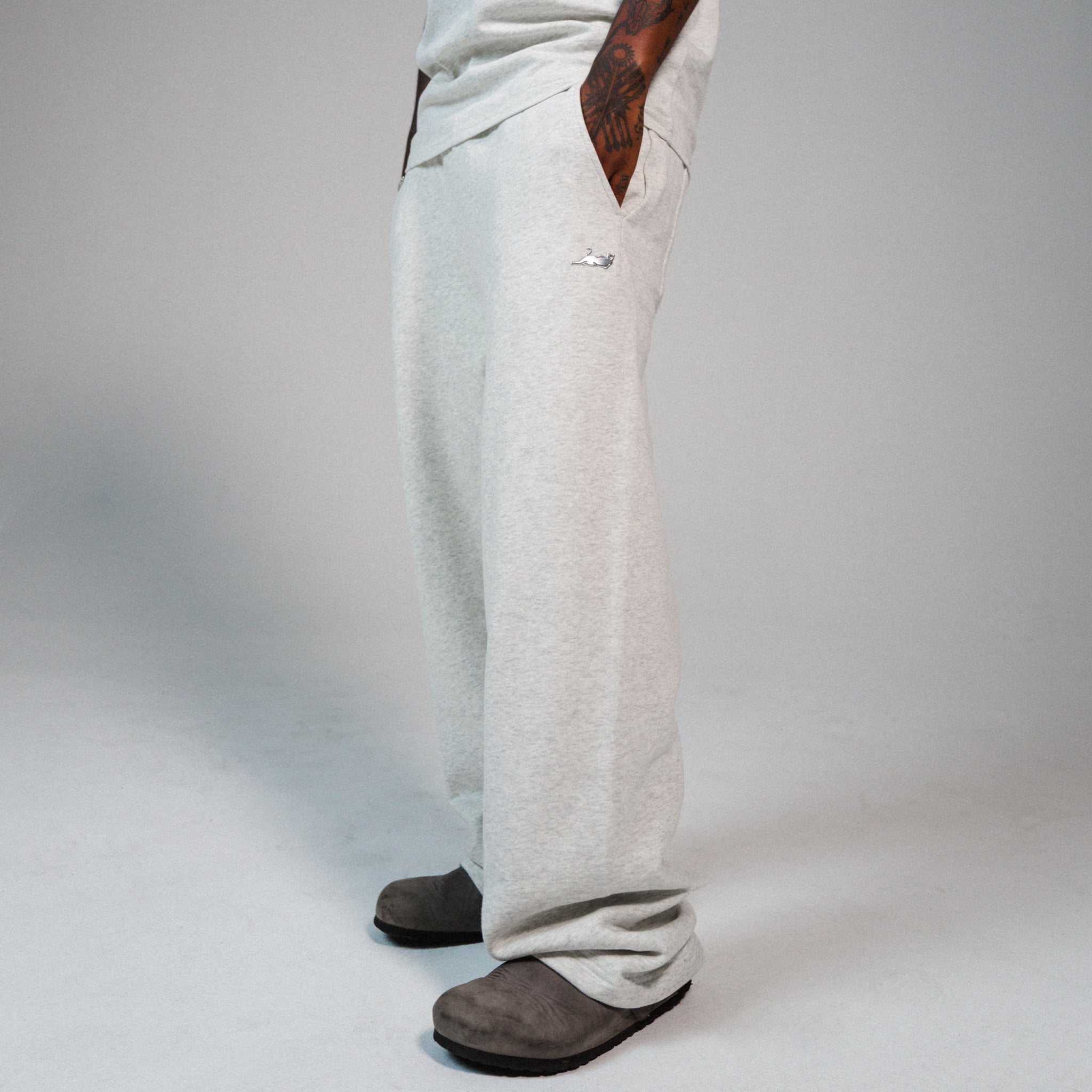 RIPNDIP Castanza Straight Leg Sweatpants (Ash Heather)