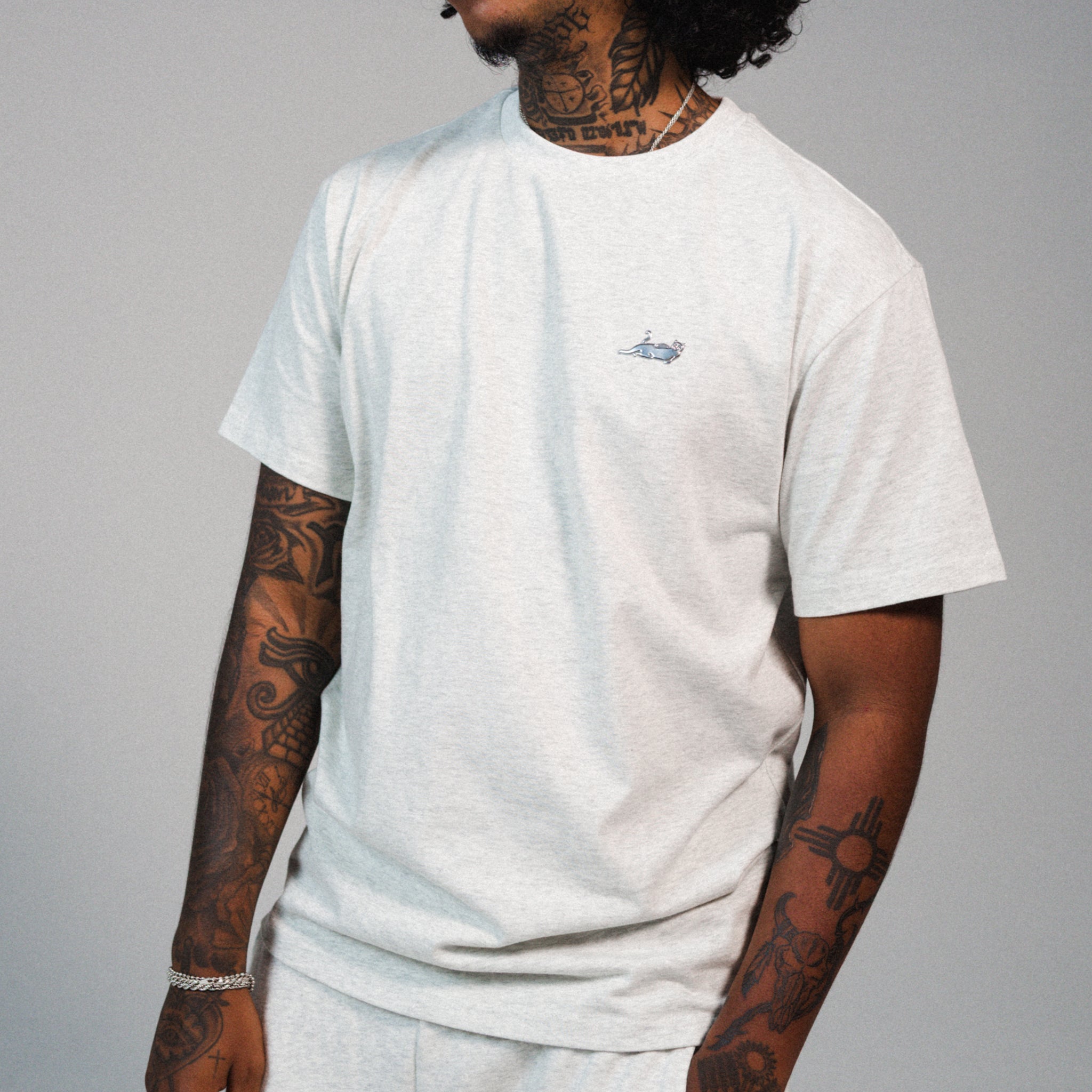 RIPNDIP Castanza Short Sleeve Tee (Ash Heather)