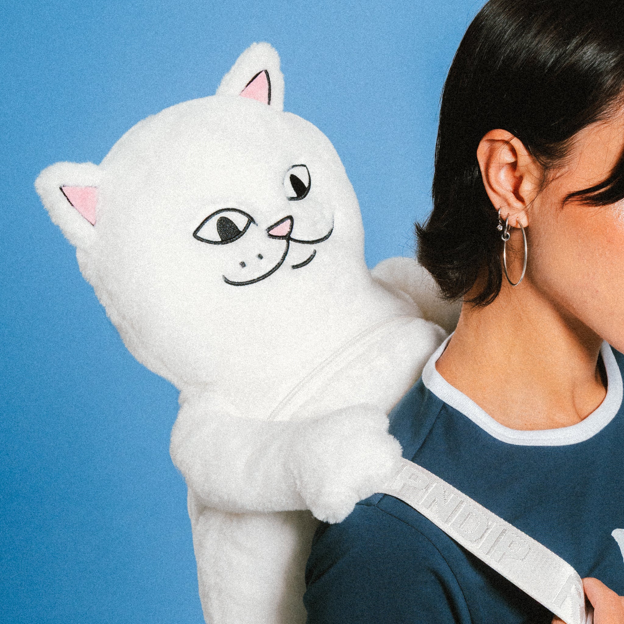 Lord Nermal Plush Backpack (White)
