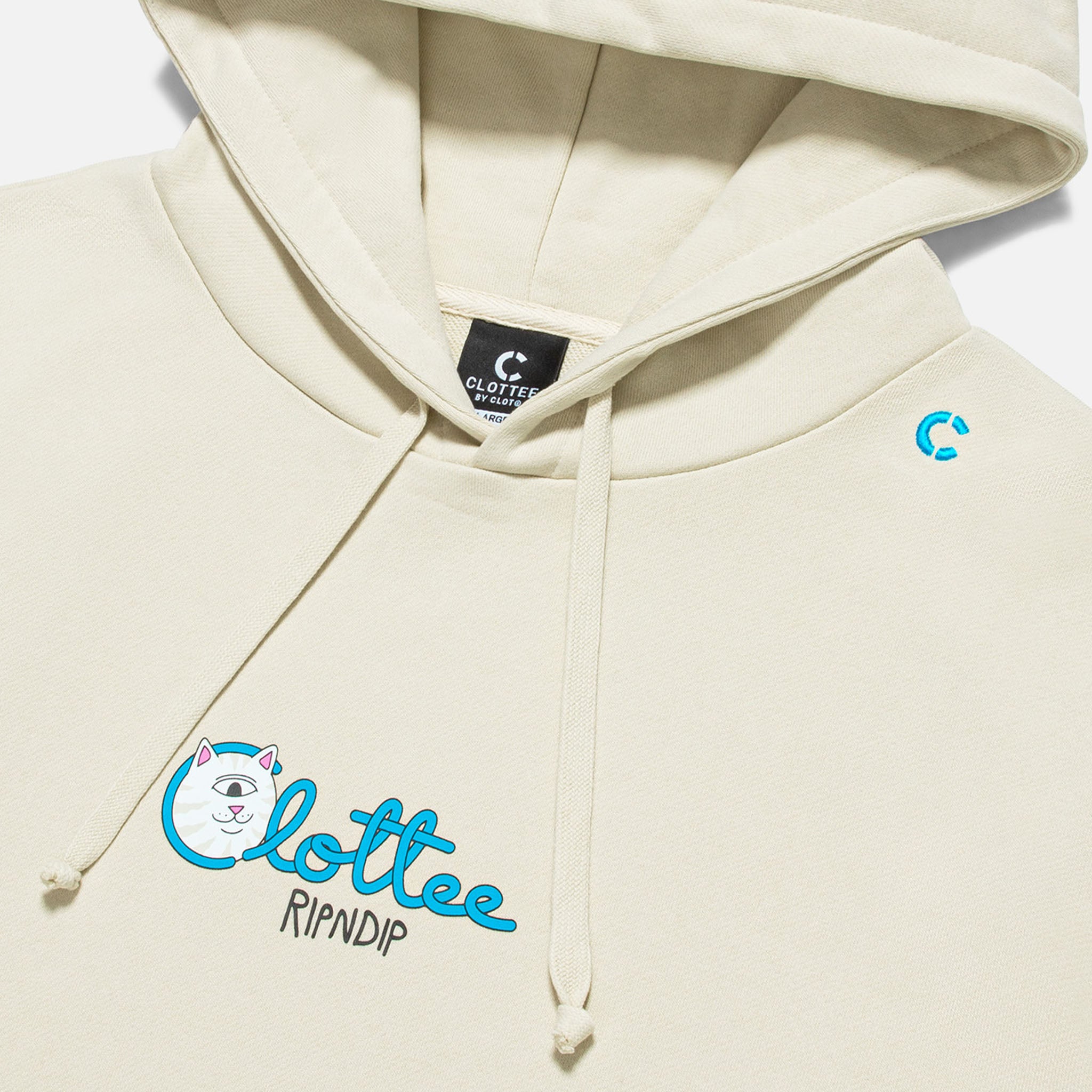RIPNDIP Ripndip x Clottee Hoodie (Cream)